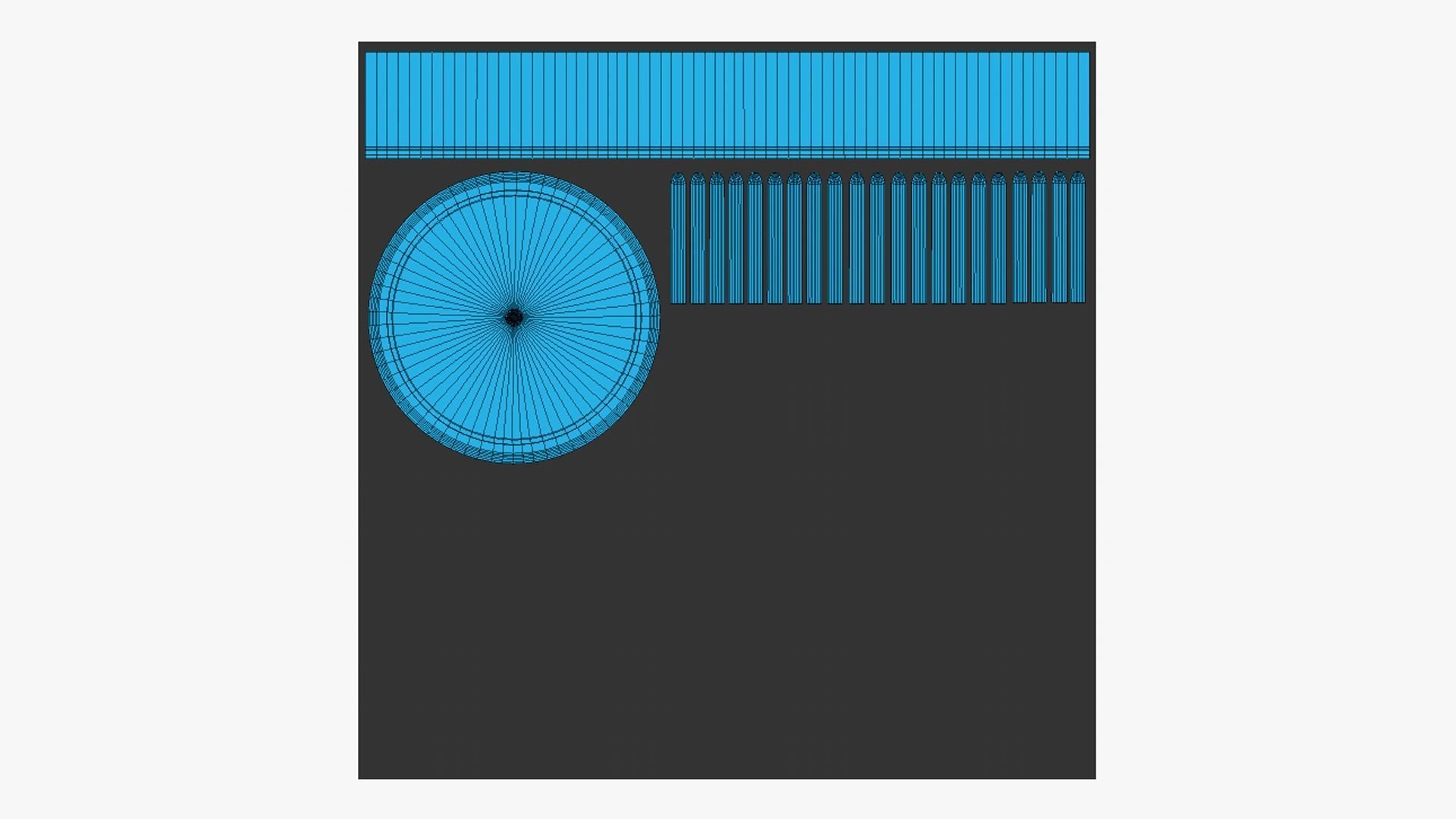 Carton Package A01 - Blank Mock Up Basic Template Low-poly 3D model_15