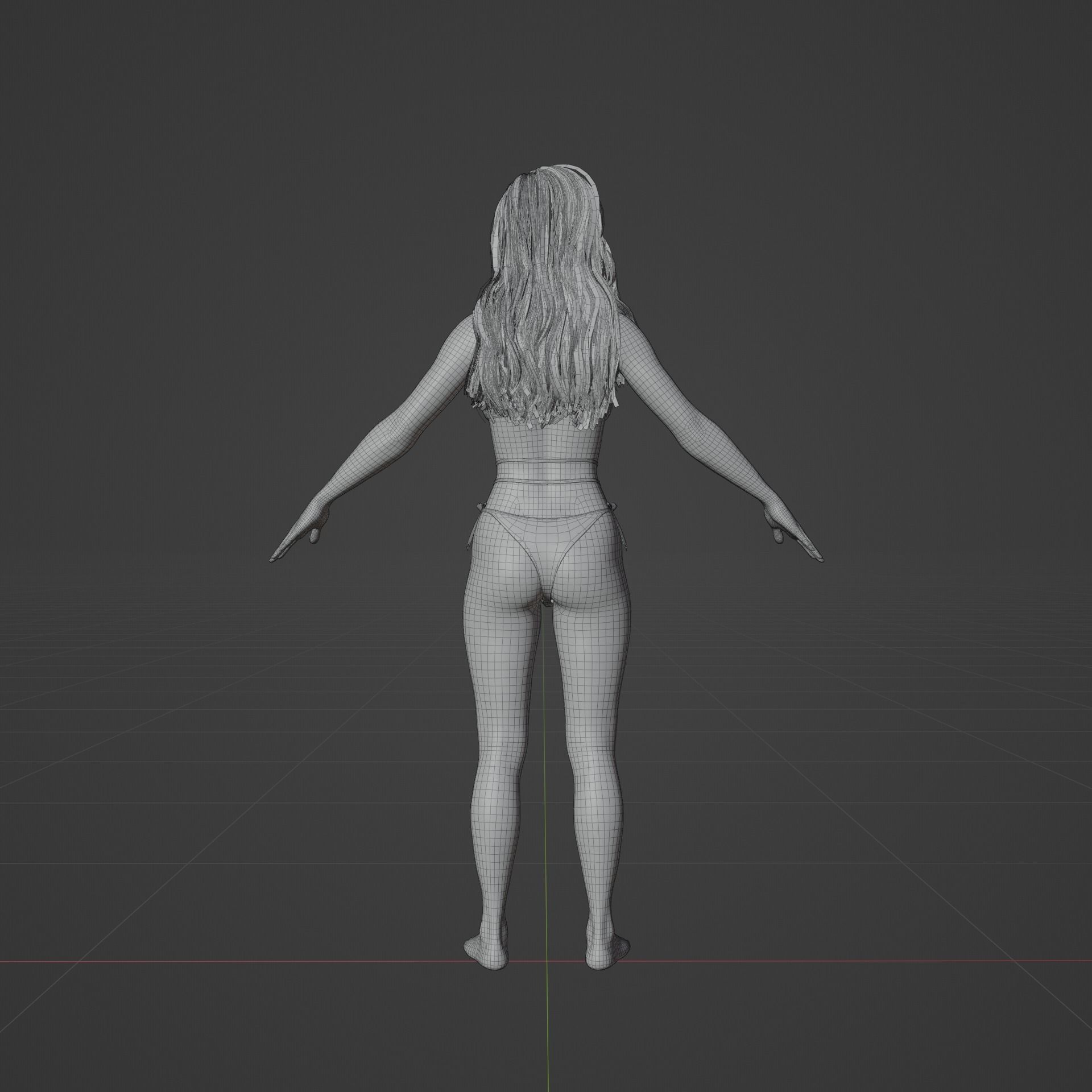 Helen Model Low-poly 3D model_8