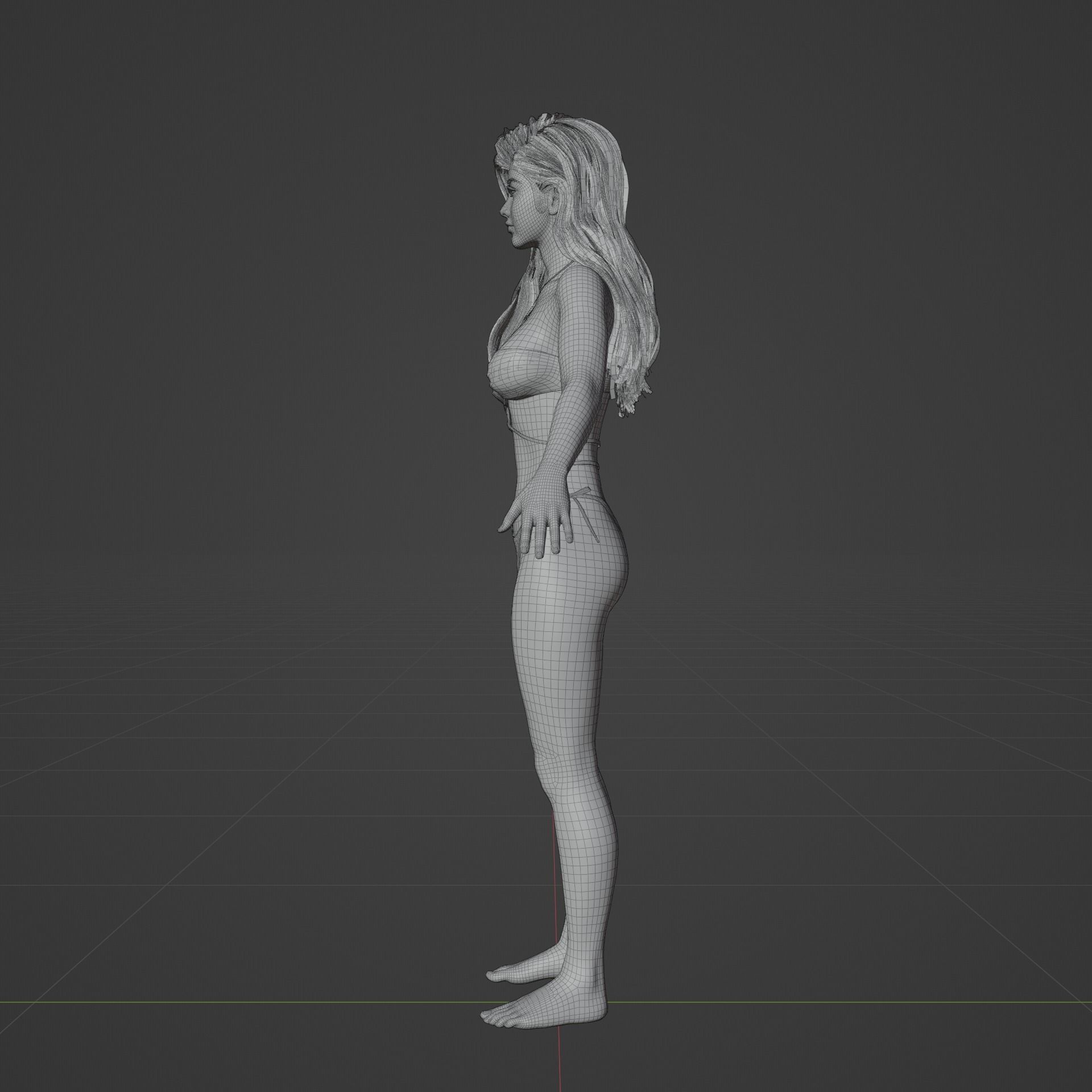Helen Model Low-poly 3D model_9