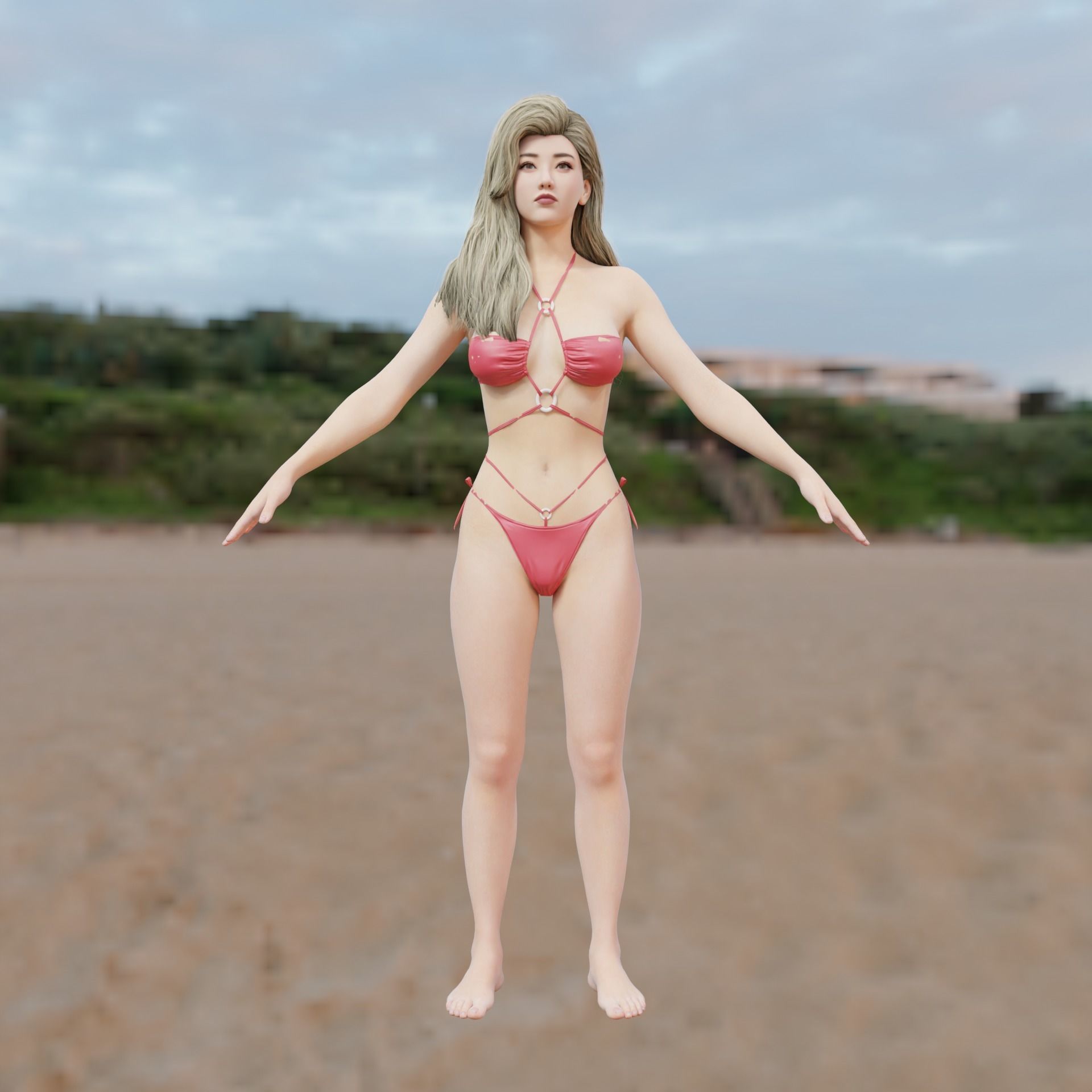 Helen Model Low-poly 3D model_2