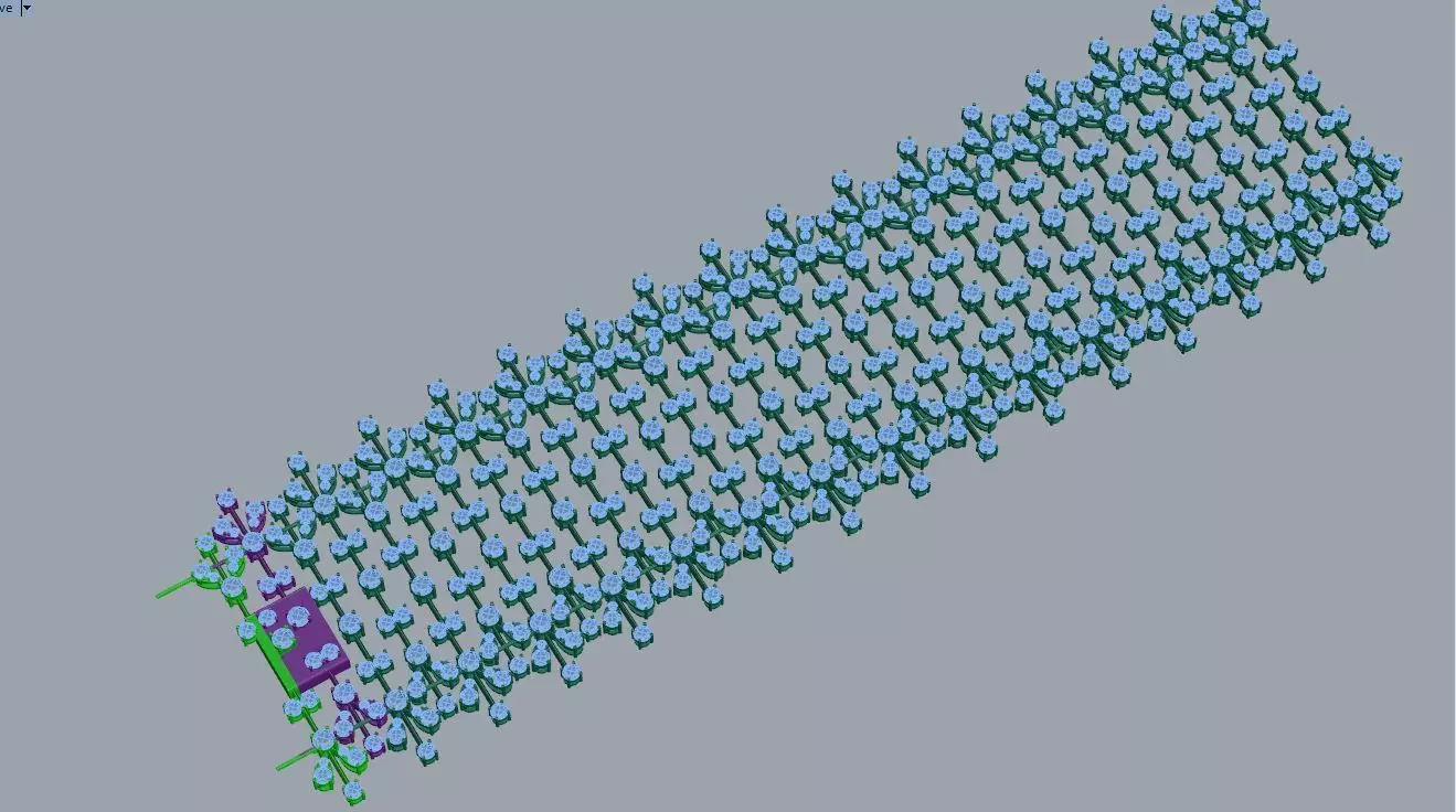 bracelet diamond 3D print model_0