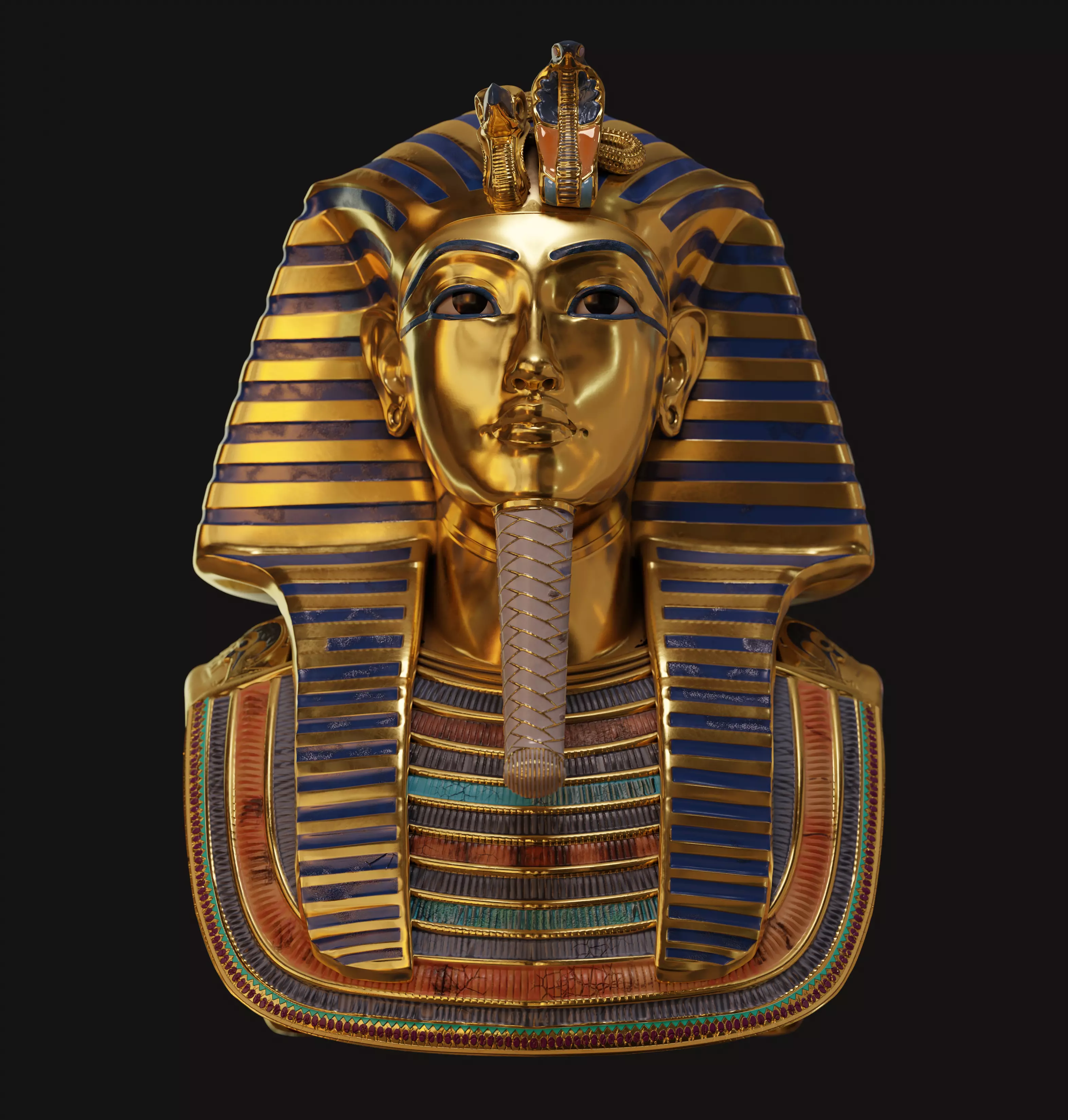 Tutankhamun 3D model