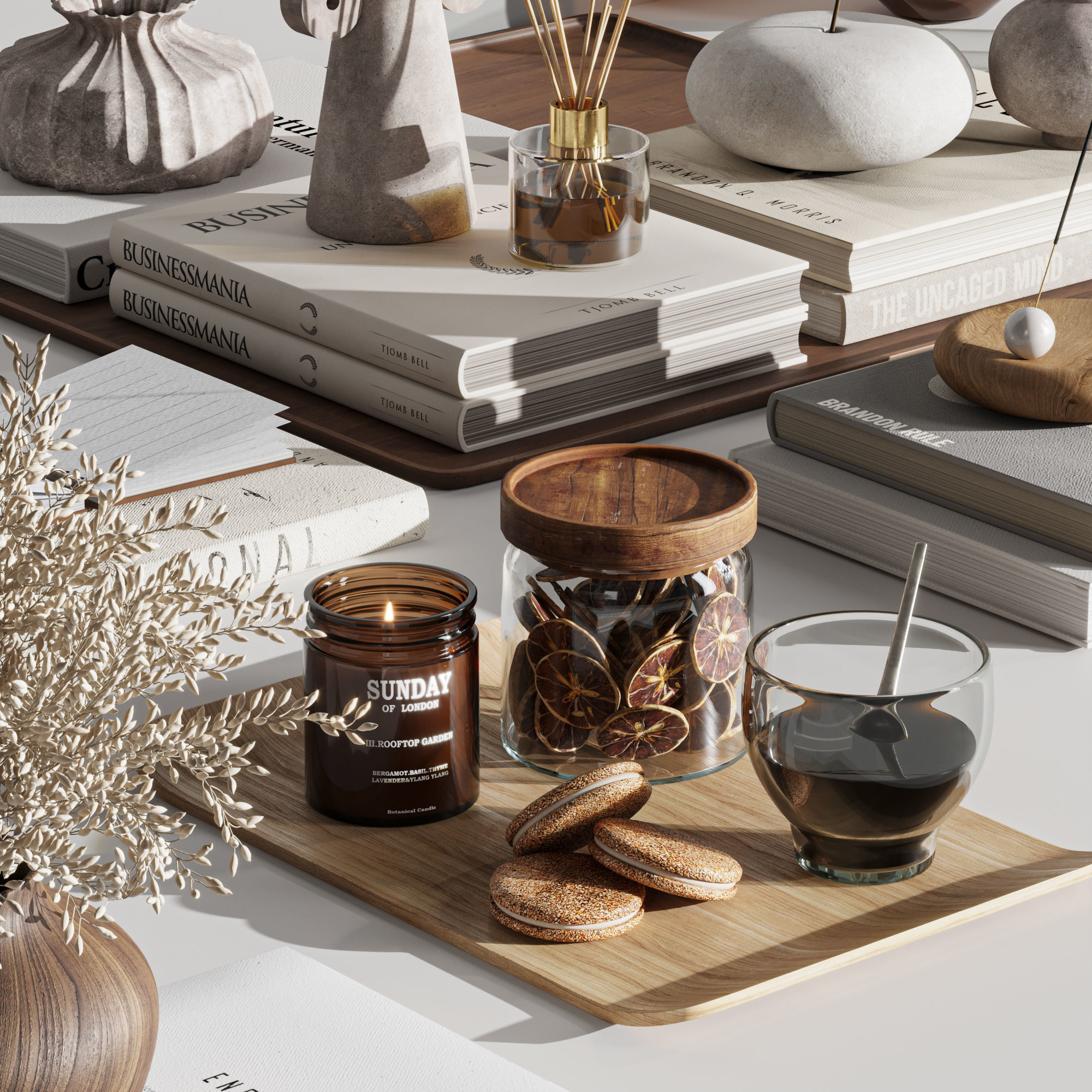 decorative set36 3D model_7