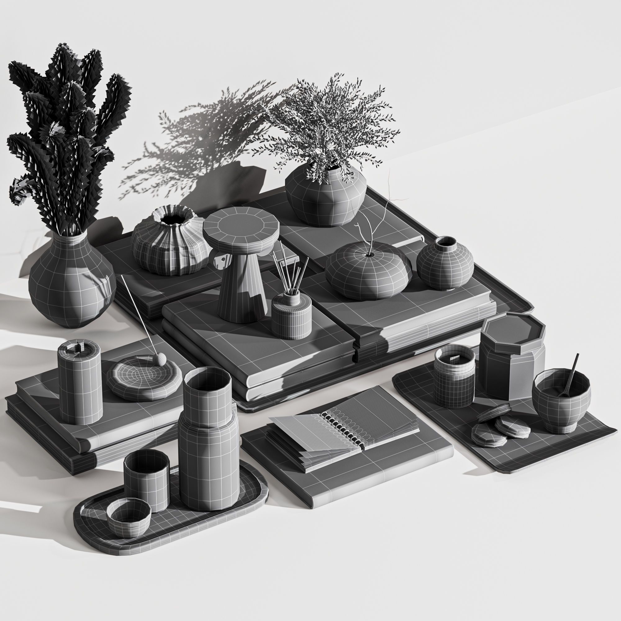 decorative set36 3D model_5