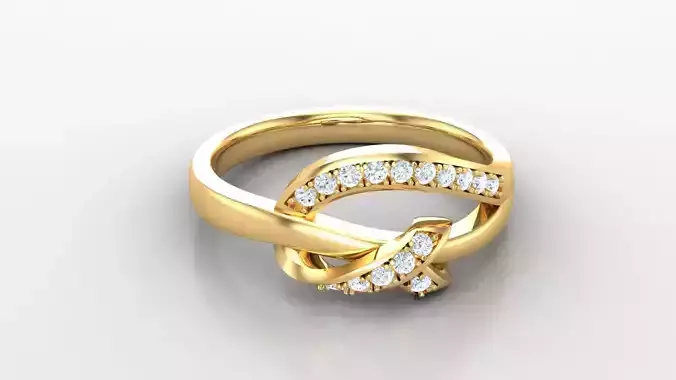 SLT 142 Diamond Women Ring Version 3