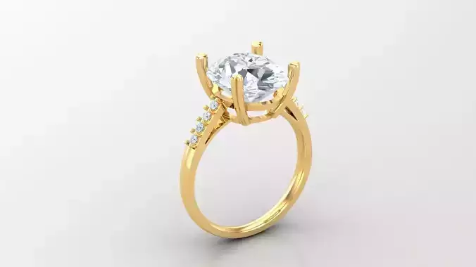 SLT 141 Diamond Women Ring Version 3