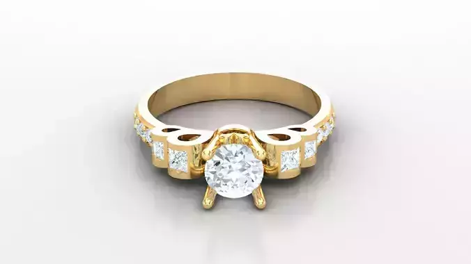 SLT 138 Diamond Women Ring Version 3