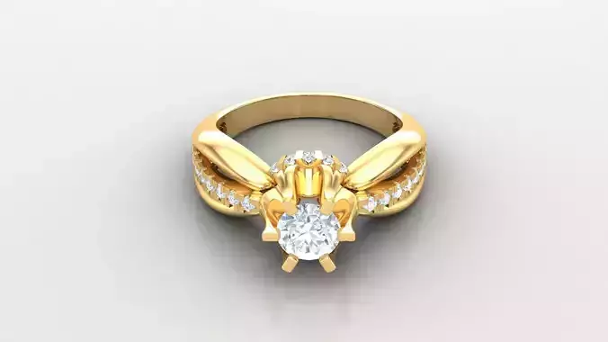 SLT 129 Diamond Women Ring Version 3