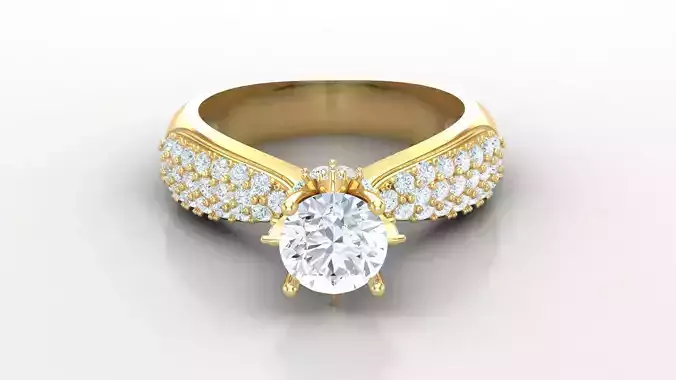 SLT 125 Diamond Women Ring Version 3