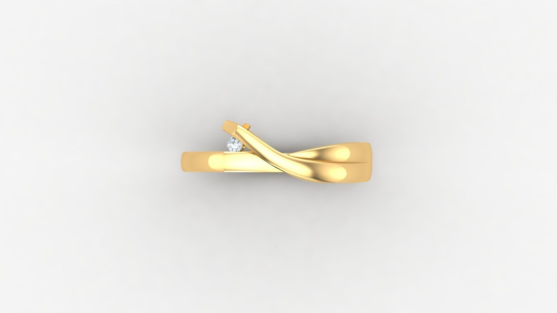 SLT 119 Diamond Women Ring Version 3 3D print model_5