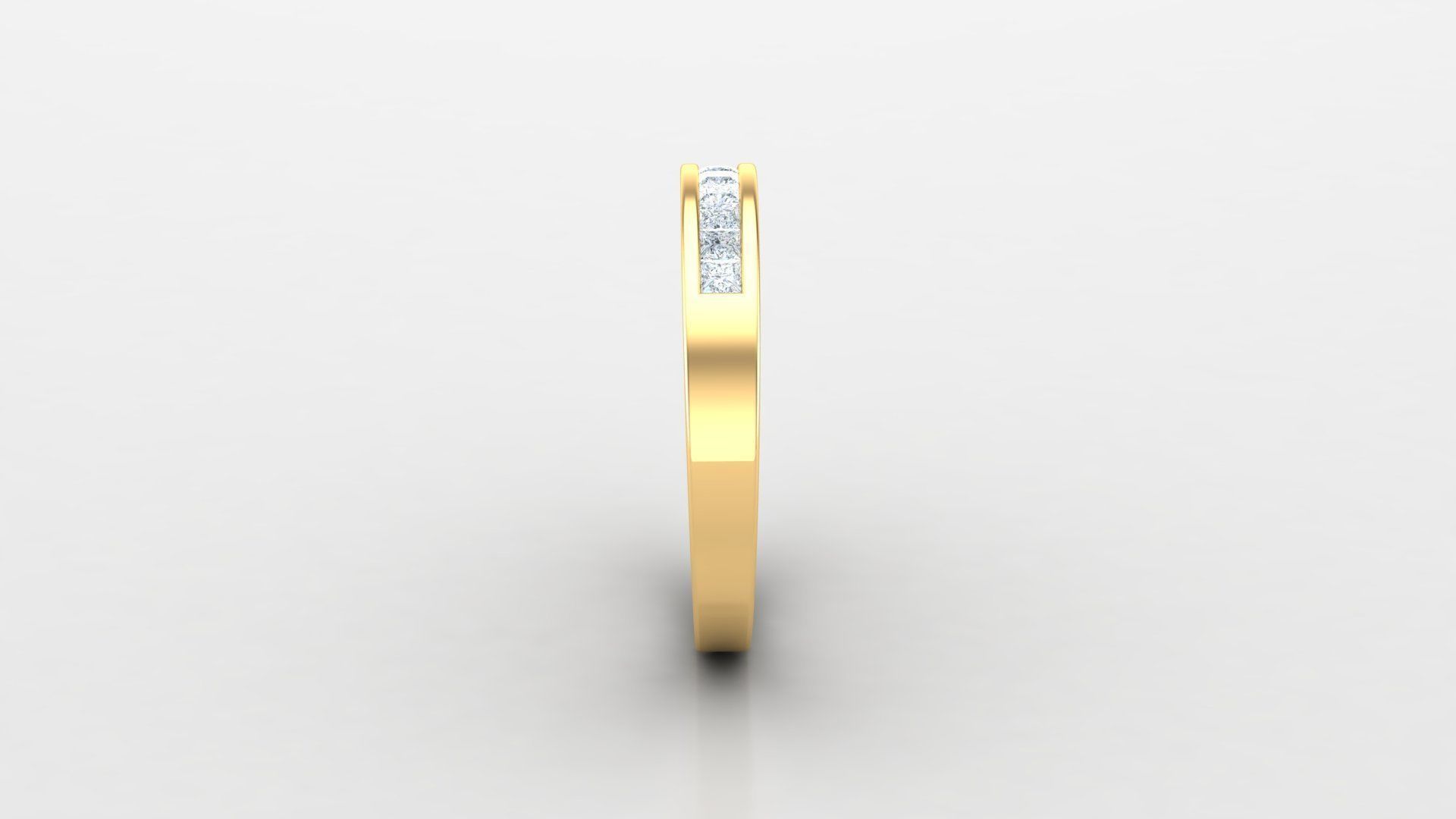 SLT 115 Diamond Women Ring Version 3 3D print model_4