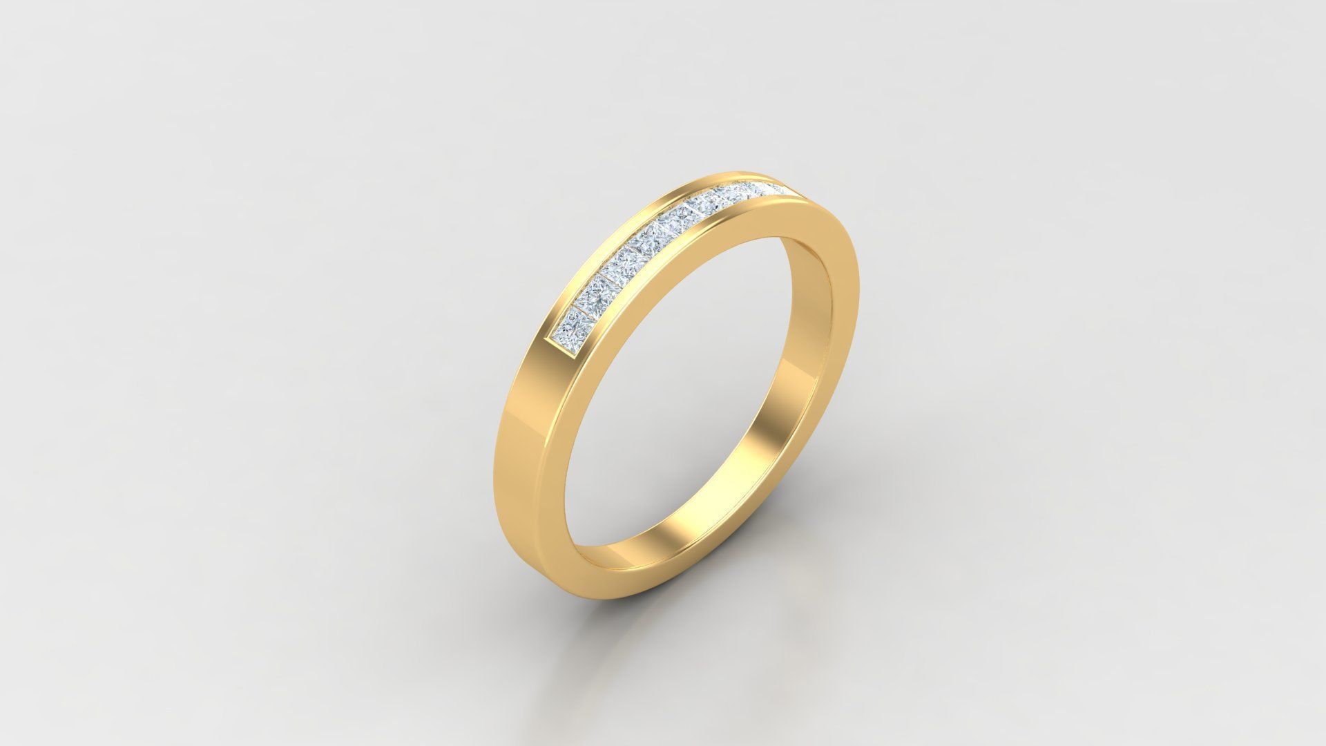 SLT 115 Diamond Women Ring Version 3 3D print model_2
