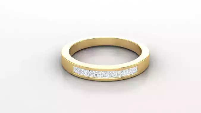 SLT 115 Diamond Women Ring Version 3 3D print model