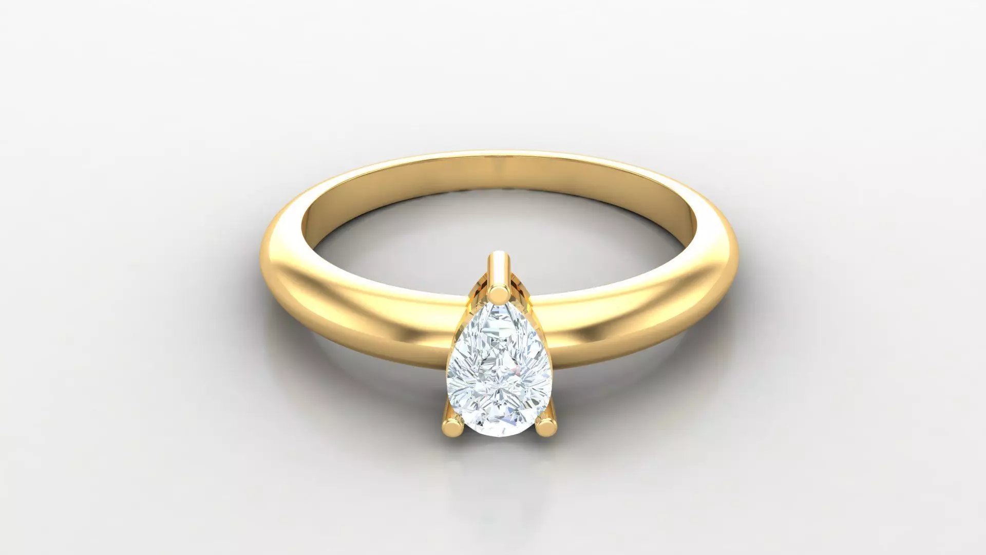 SLT 114 Diamond Women Ring Version 3 3D print model_0