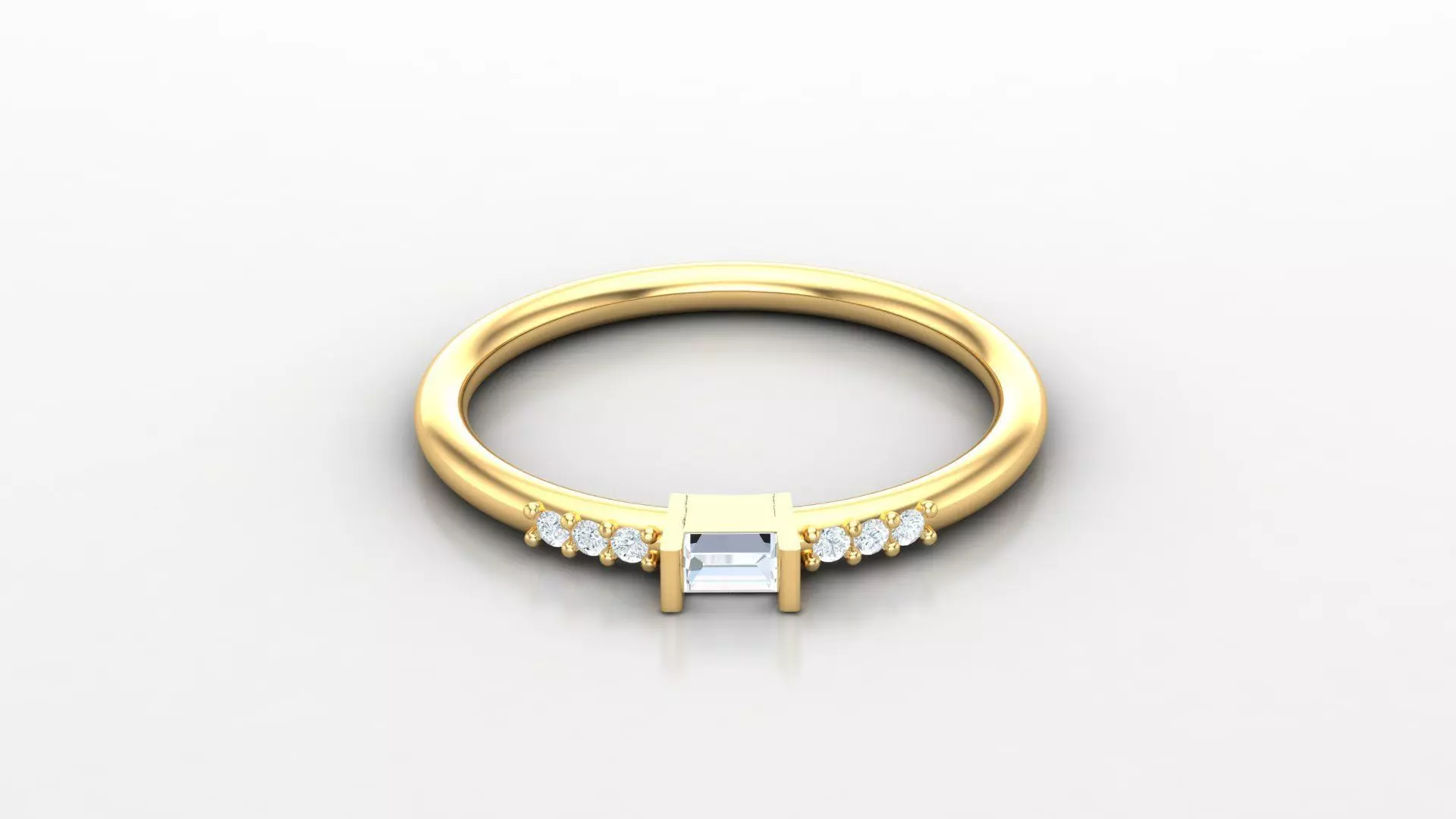 SLT 112 Diamond Women Ring Version 3 3D print model_0