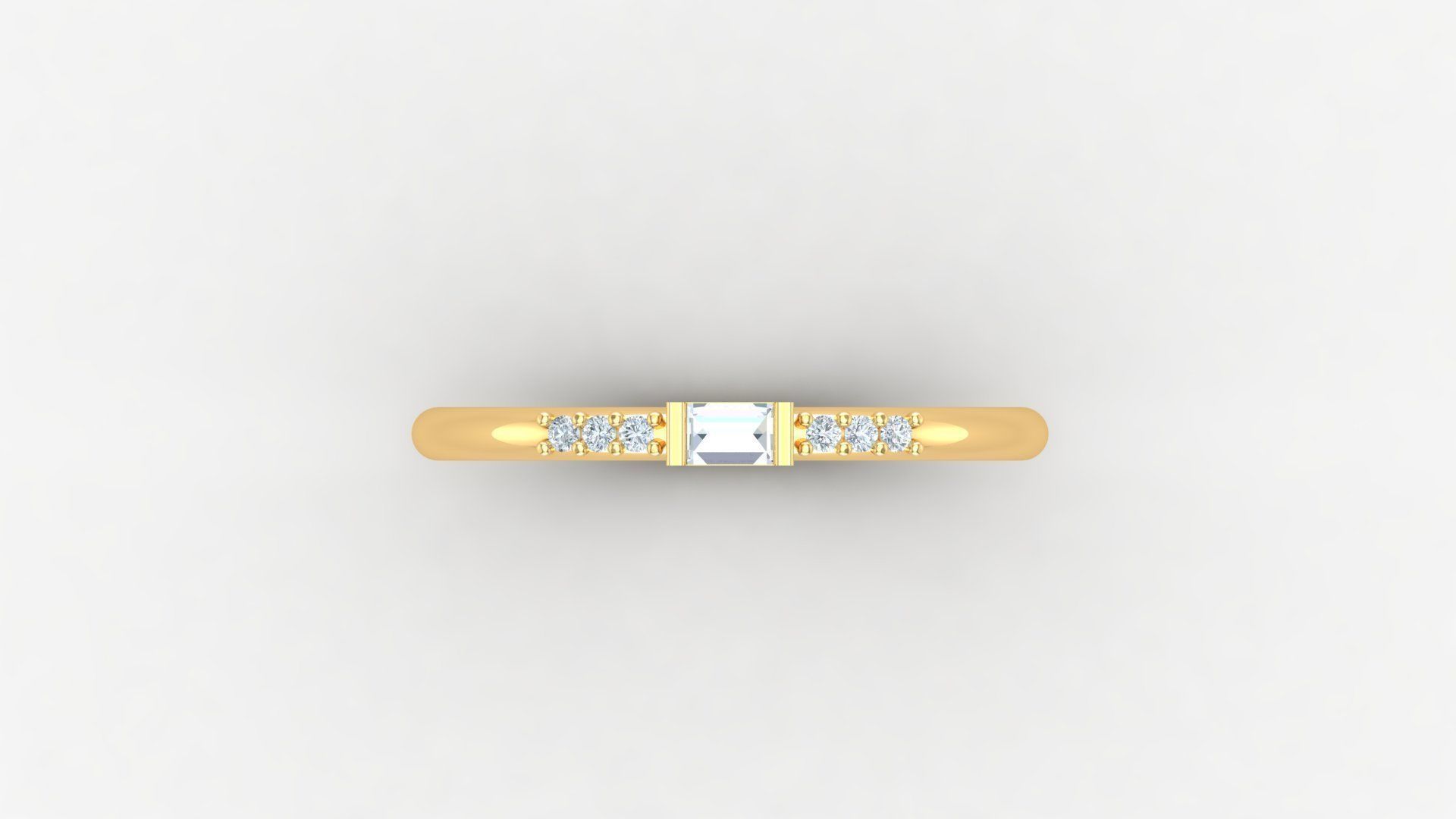 SLT 112 Diamond Women Ring Version 3 3D print model_5