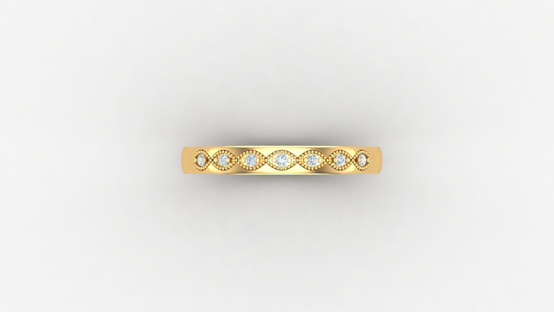 SLT 102 Diamond Women Ring Version 3 3D print model_5