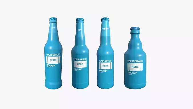 04 Beer Glass Mock Up Collection - Blank Template 