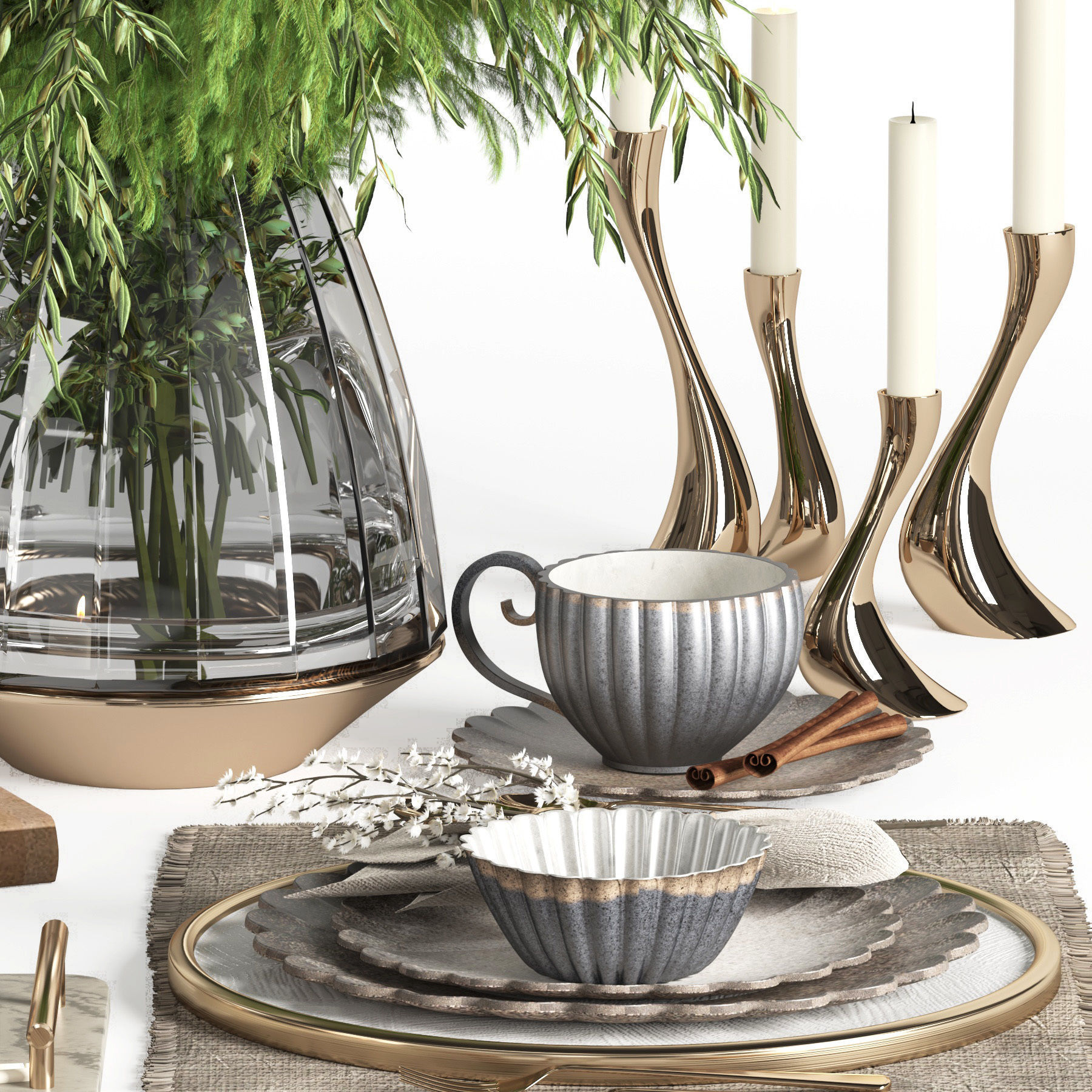 tableware set15 3D model_2