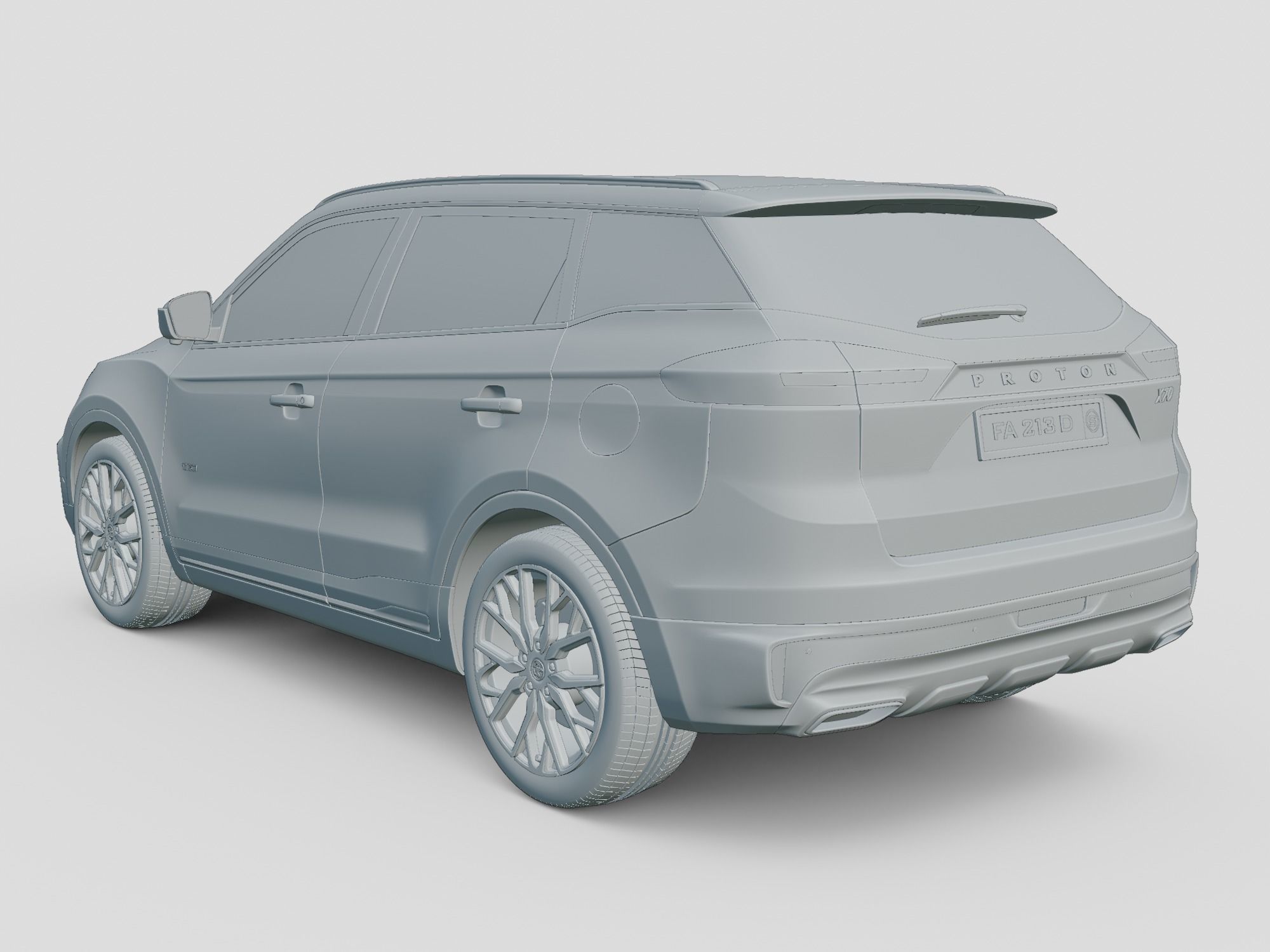 Proton X70 2020 3D model_5