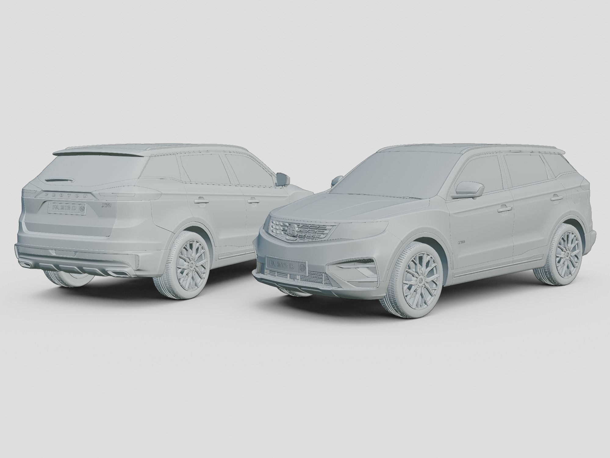Proton X70 2020 3D model_4