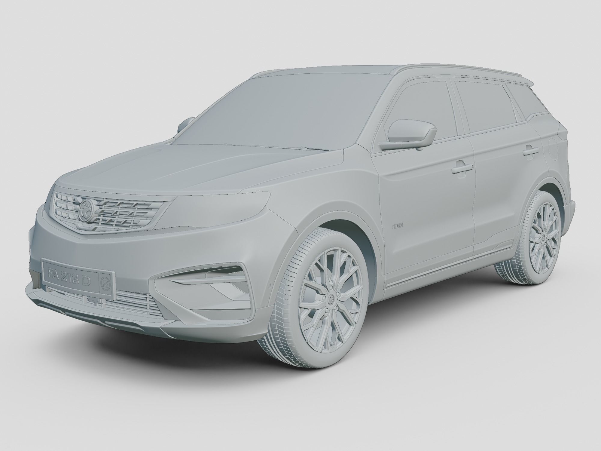 Proton X70 2020 3D model_3