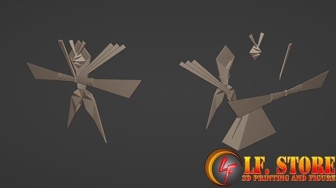 Pokemon Kartana 3D model