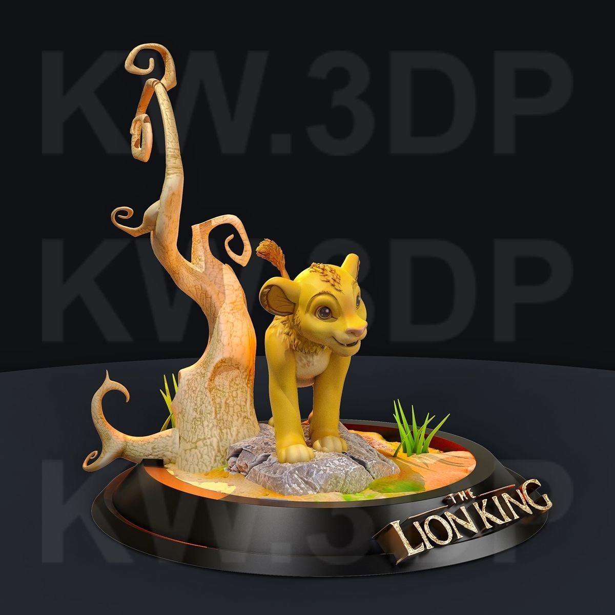 Base D022 3D print model_2