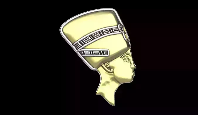 Clayoo Nefertiti Pendant 3D print model