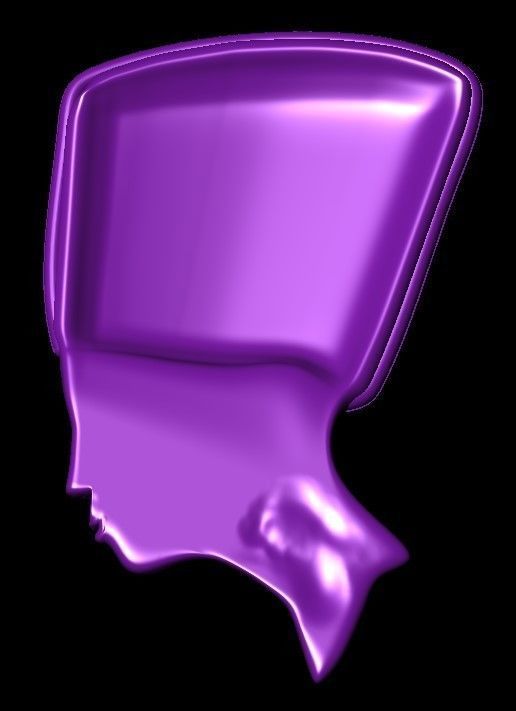 Clayoo Nefertiti Pendant 3D print model_7