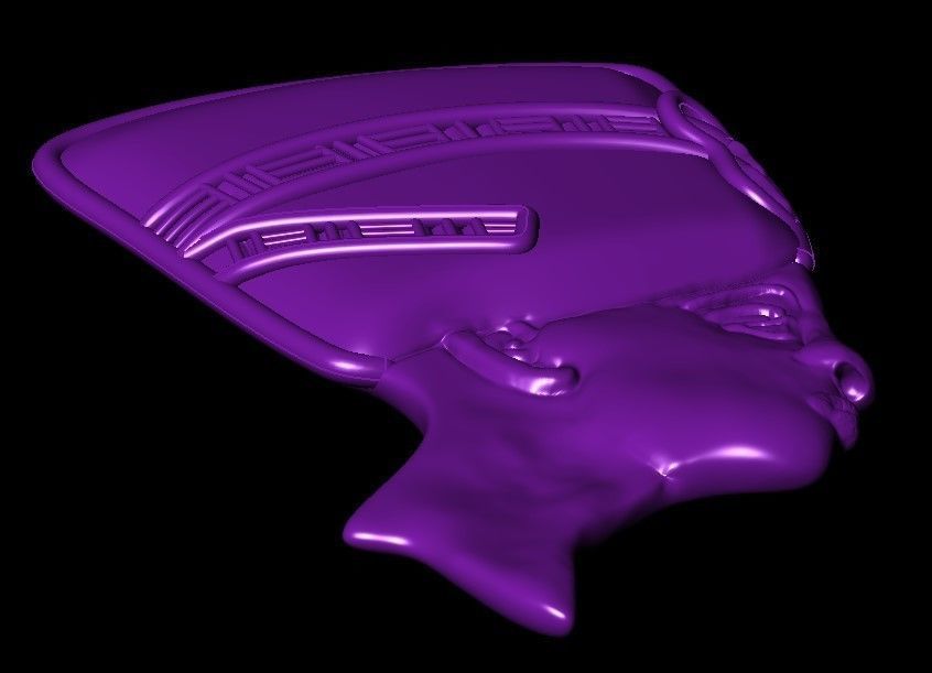 Clayoo Nefertiti Pendant 3D print model_6