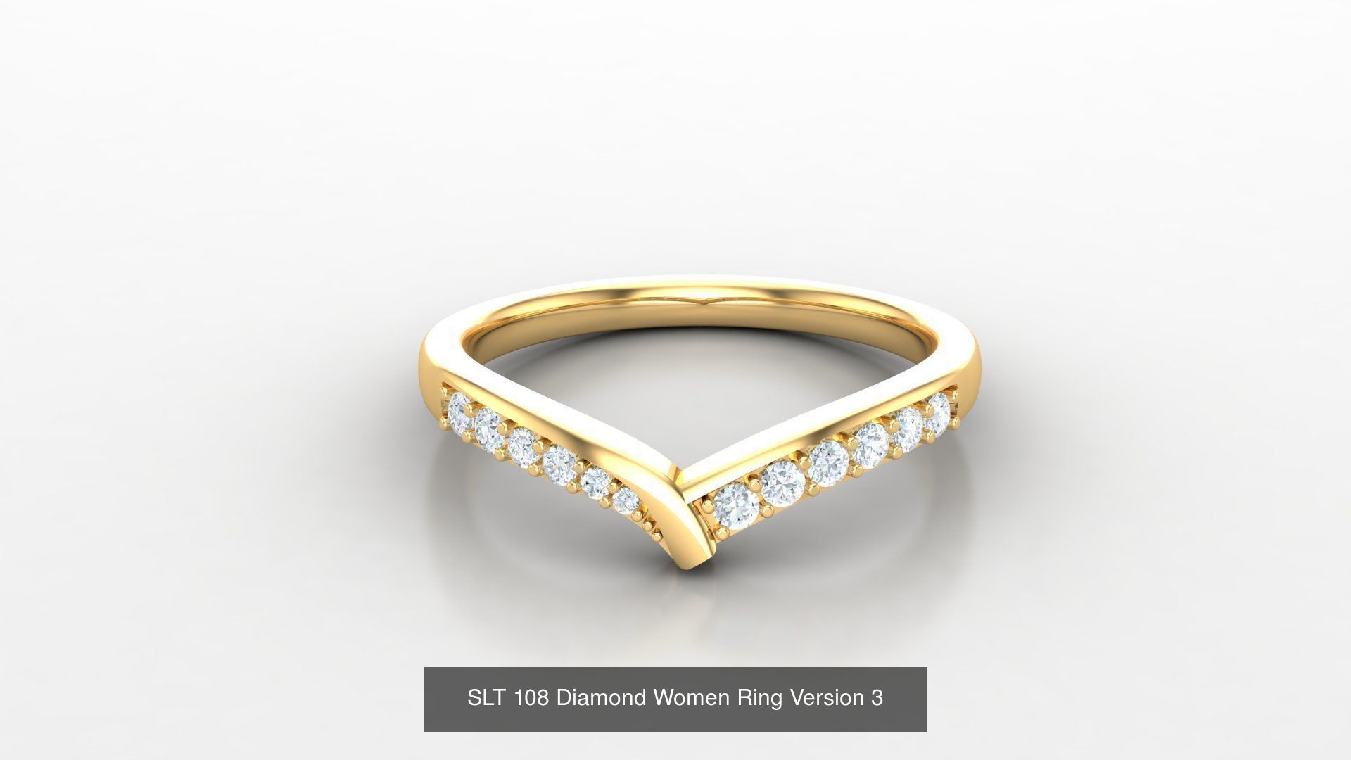 Diamond Women Ring Version 3 3D Model Collection_53