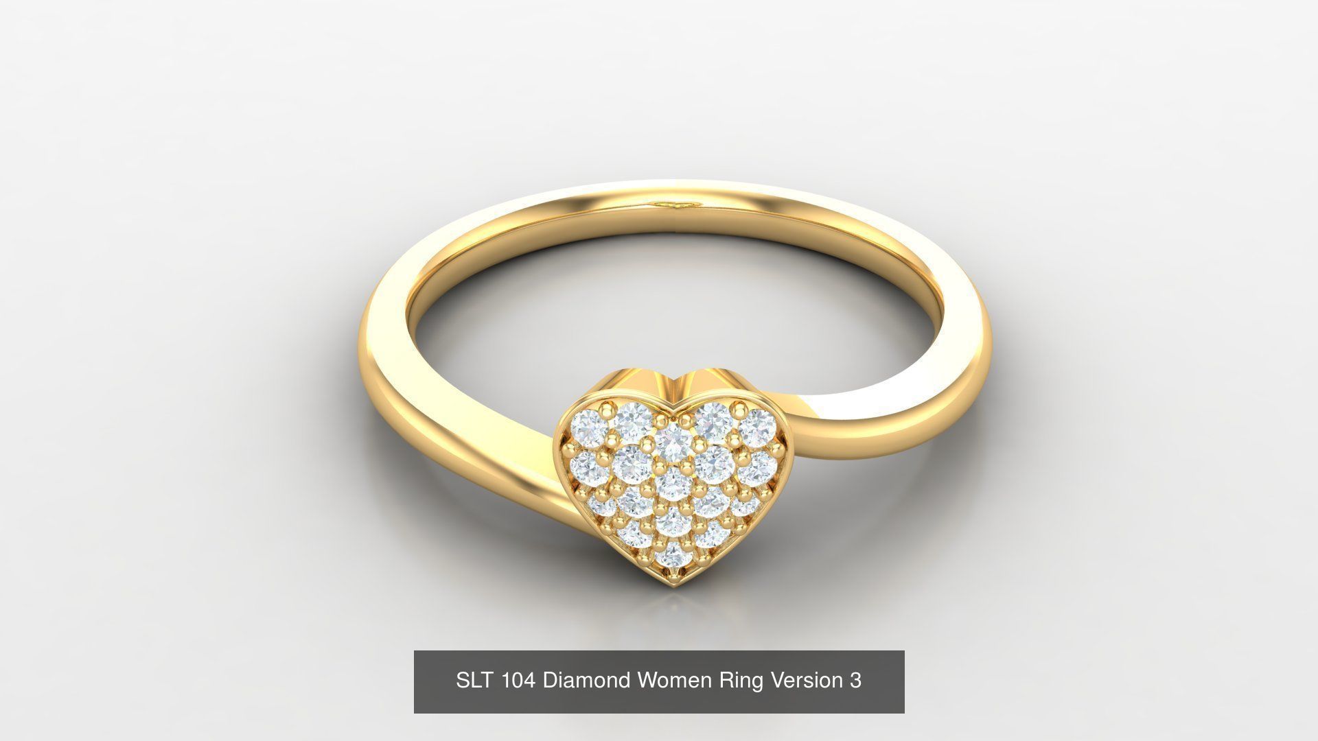 Diamond Women Ring Version 3 3D Model Collection_57