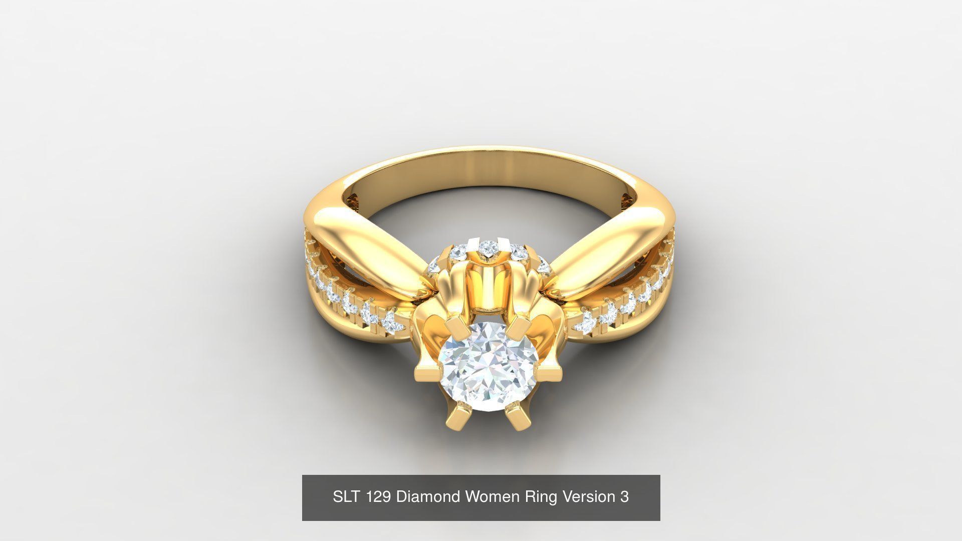 Diamond Women Ring Version 3 3D Model Collection_32