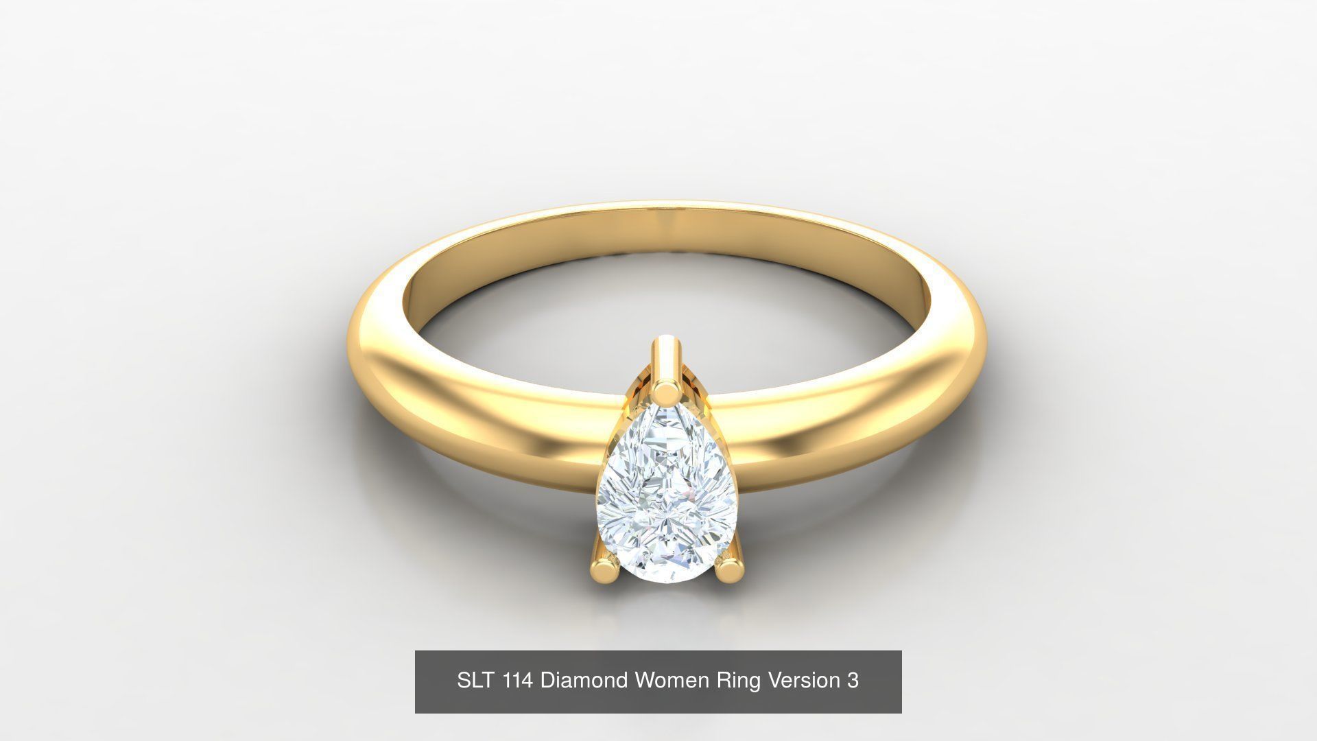Diamond Women Ring Version 3 3D Model Collection_47