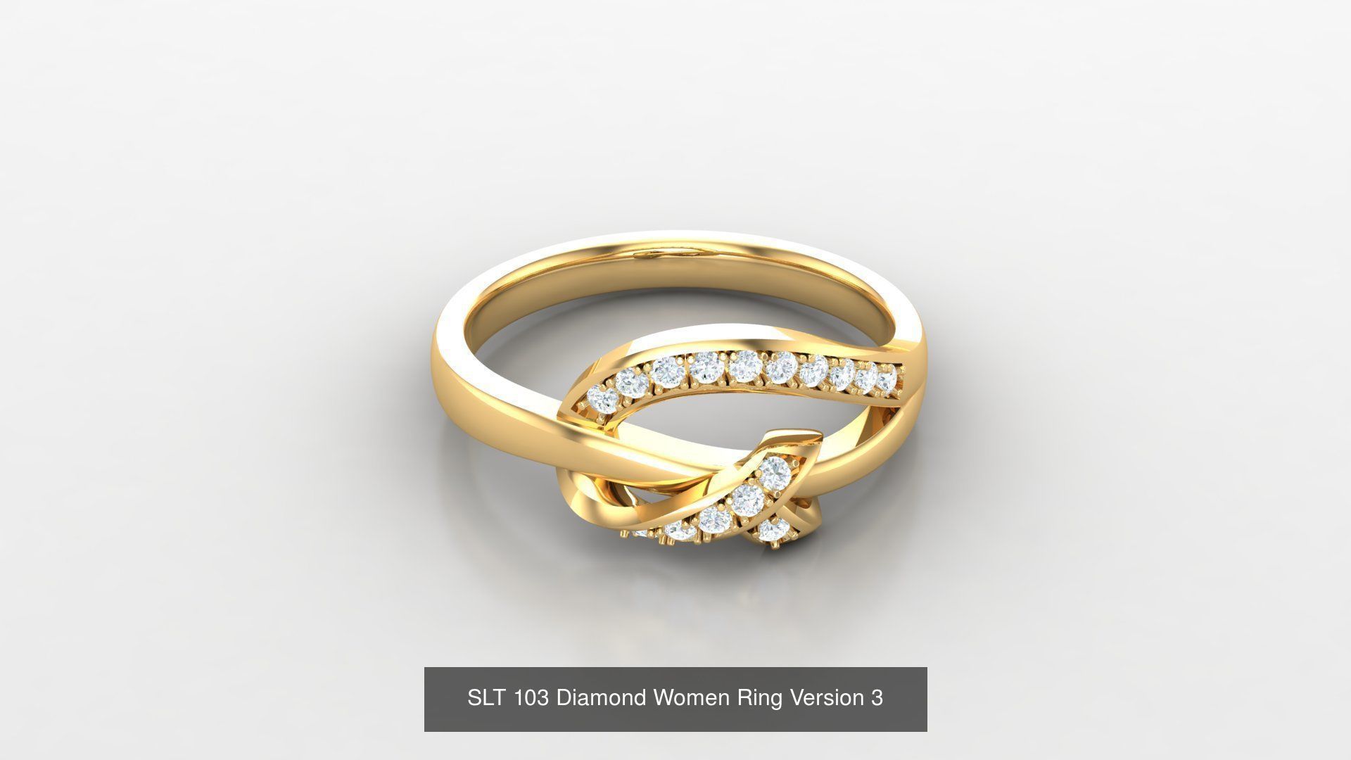 Diamond Women Ring Version 3 3D Model Collection_58