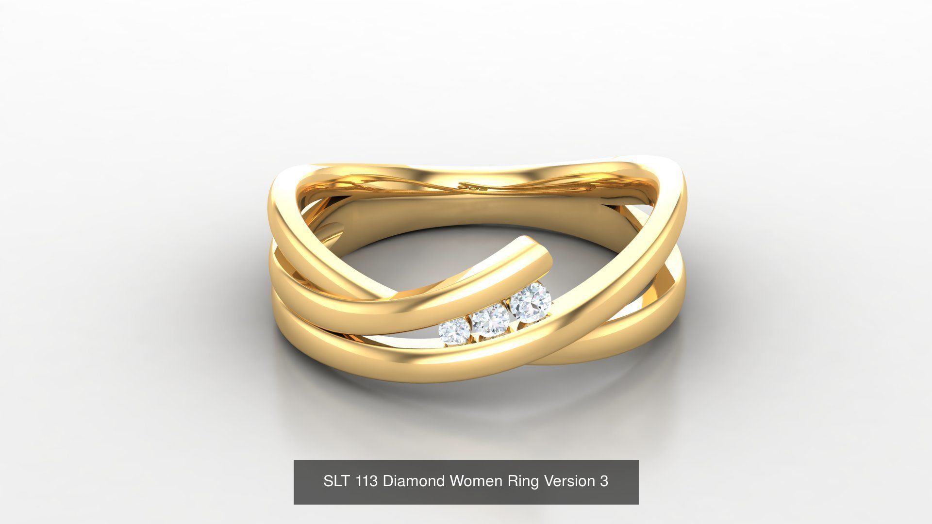Diamond Women Ring Version 3 3D Model Collection_48