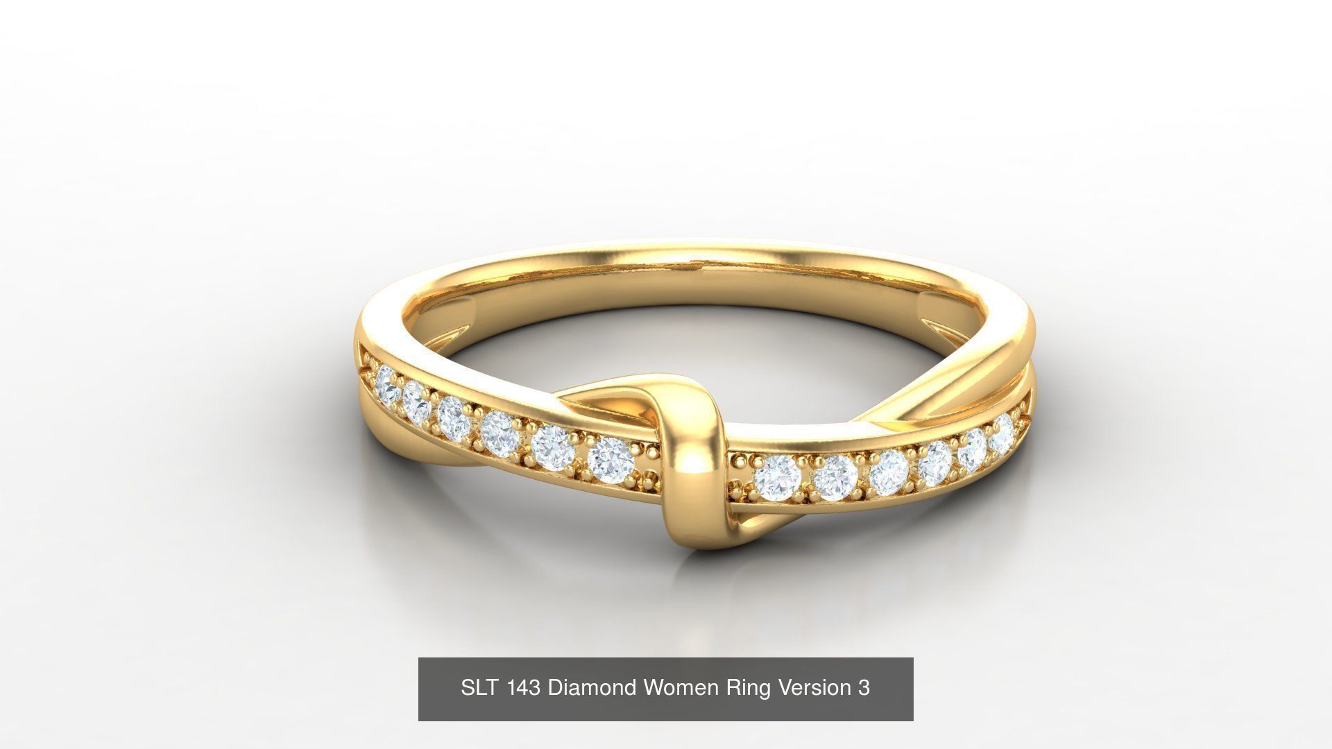 Diamond Women Ring Version 3 3D Model Collection_18
