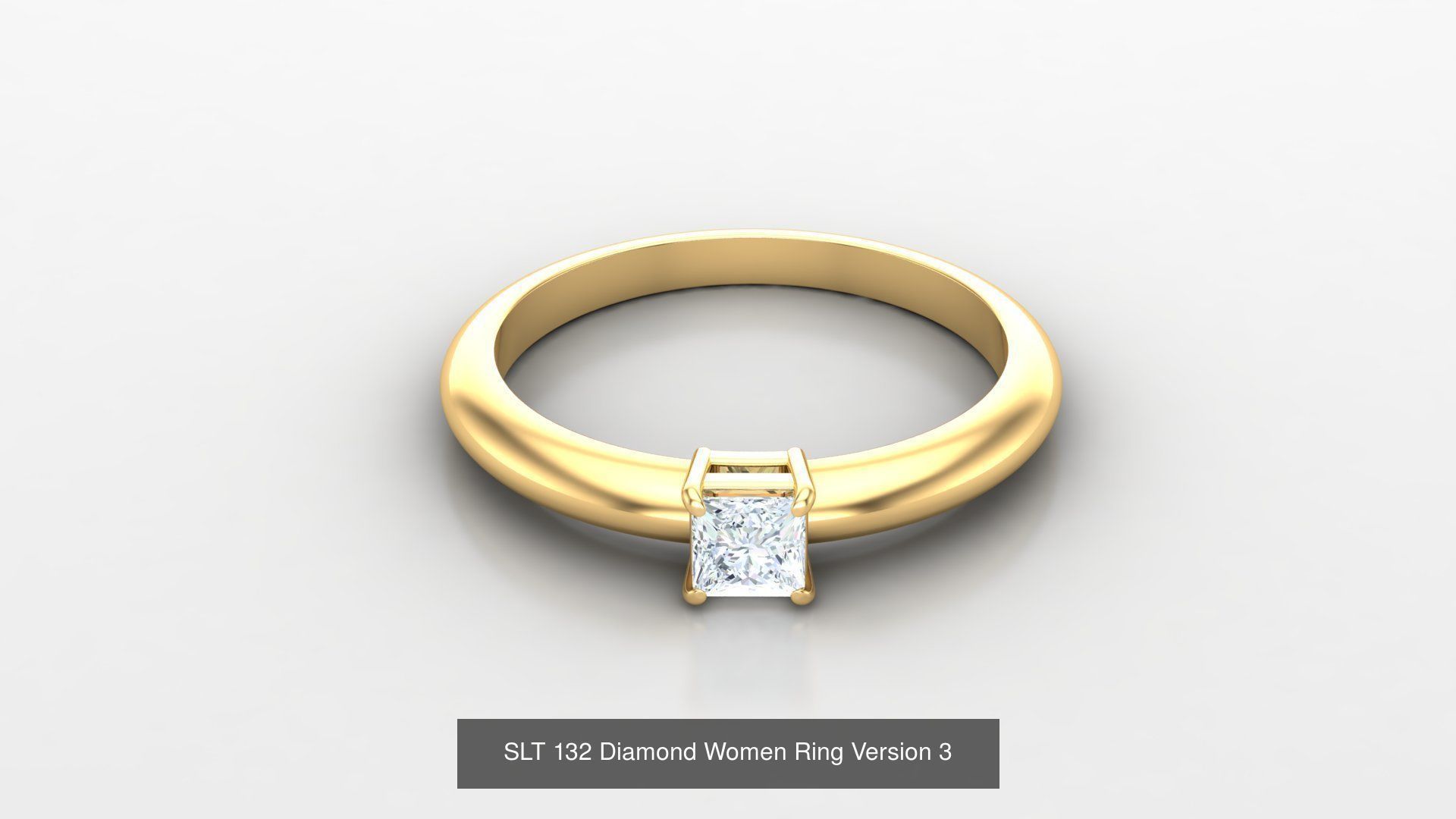 Diamond Women Ring Version 3 3D Model Collection_29