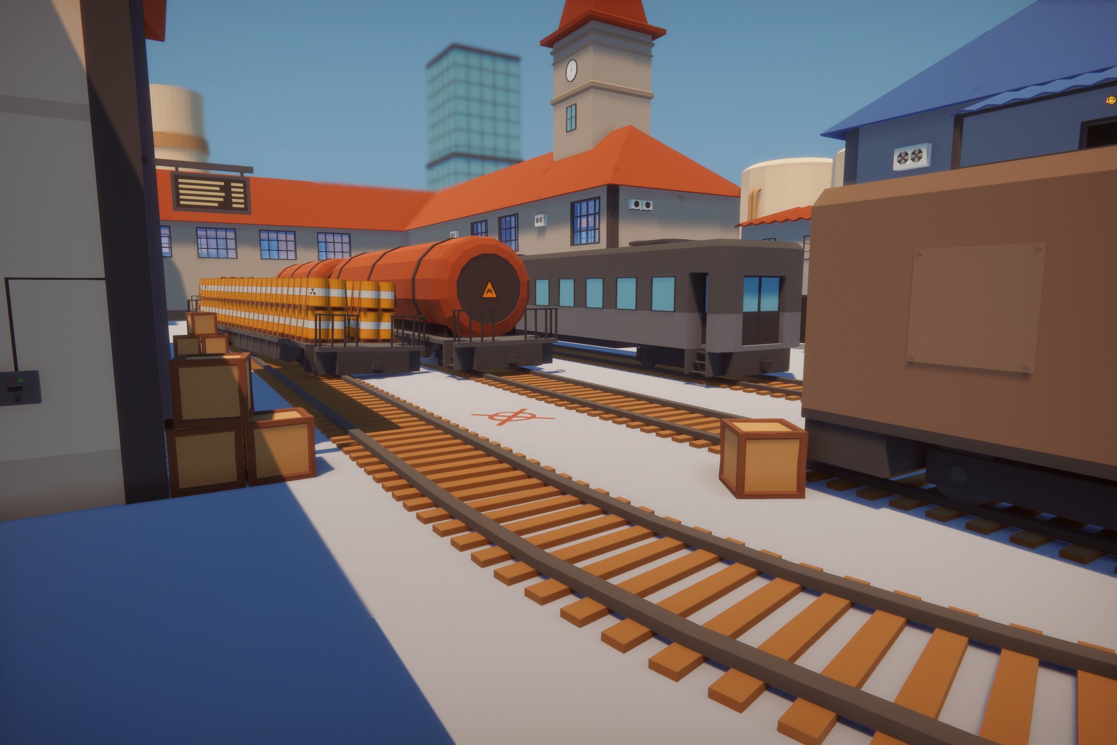 Low Poly FPS Bundle - Shooter Maps and Weapons Low-poly 3D model_5