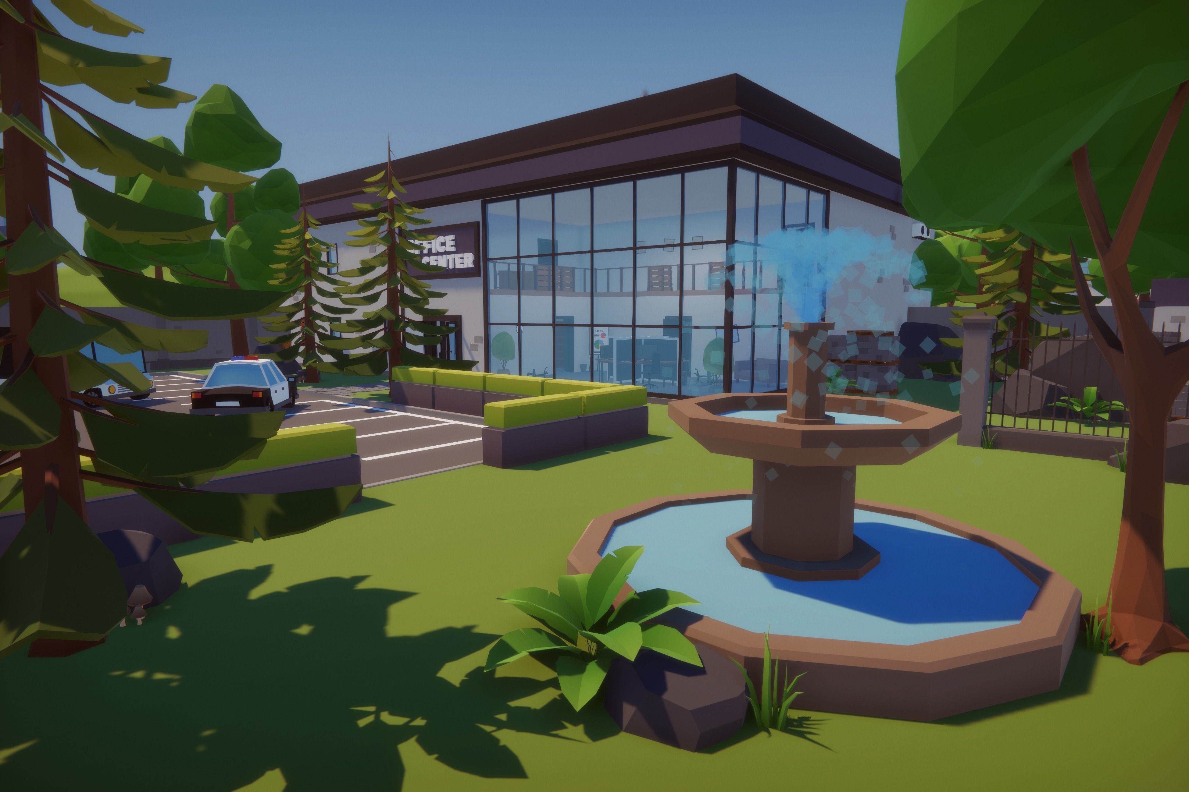 Low Poly FPS Bundle - Shooter Maps and Weapons Low-poly 3D model_4