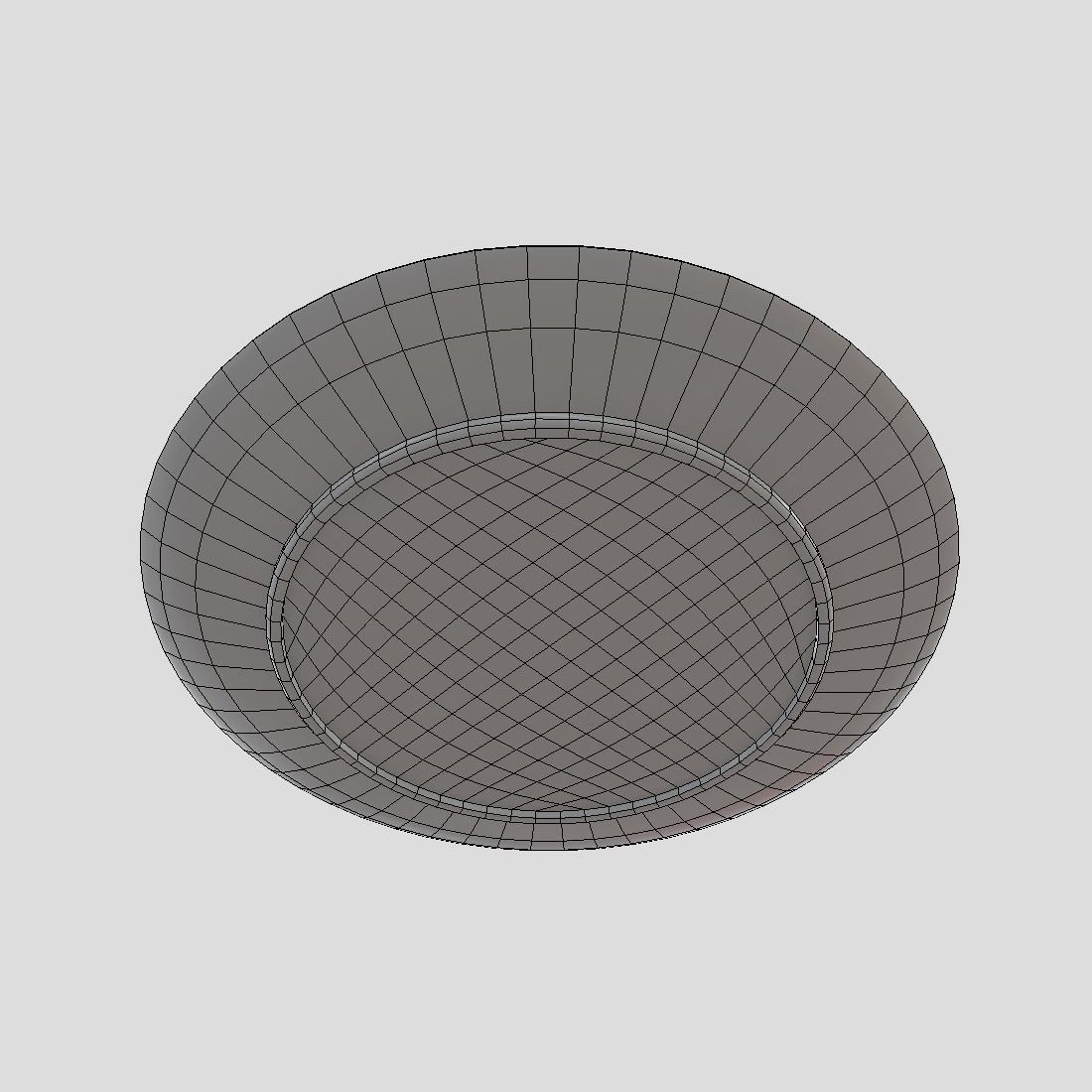 CC0 - Plate Free low-poly 3D model_10