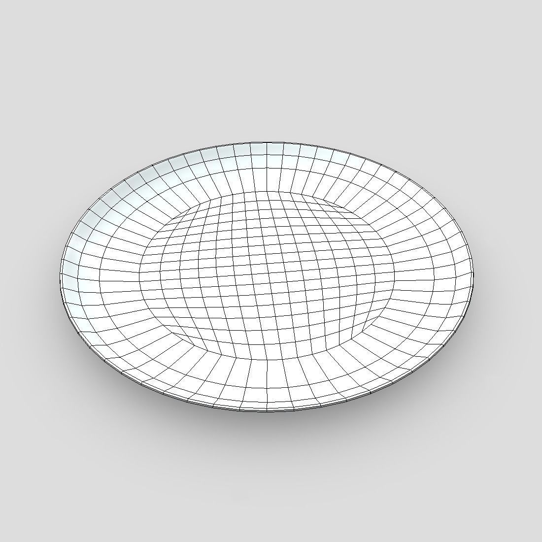 CC0 - Plate Free low-poly 3D model_6