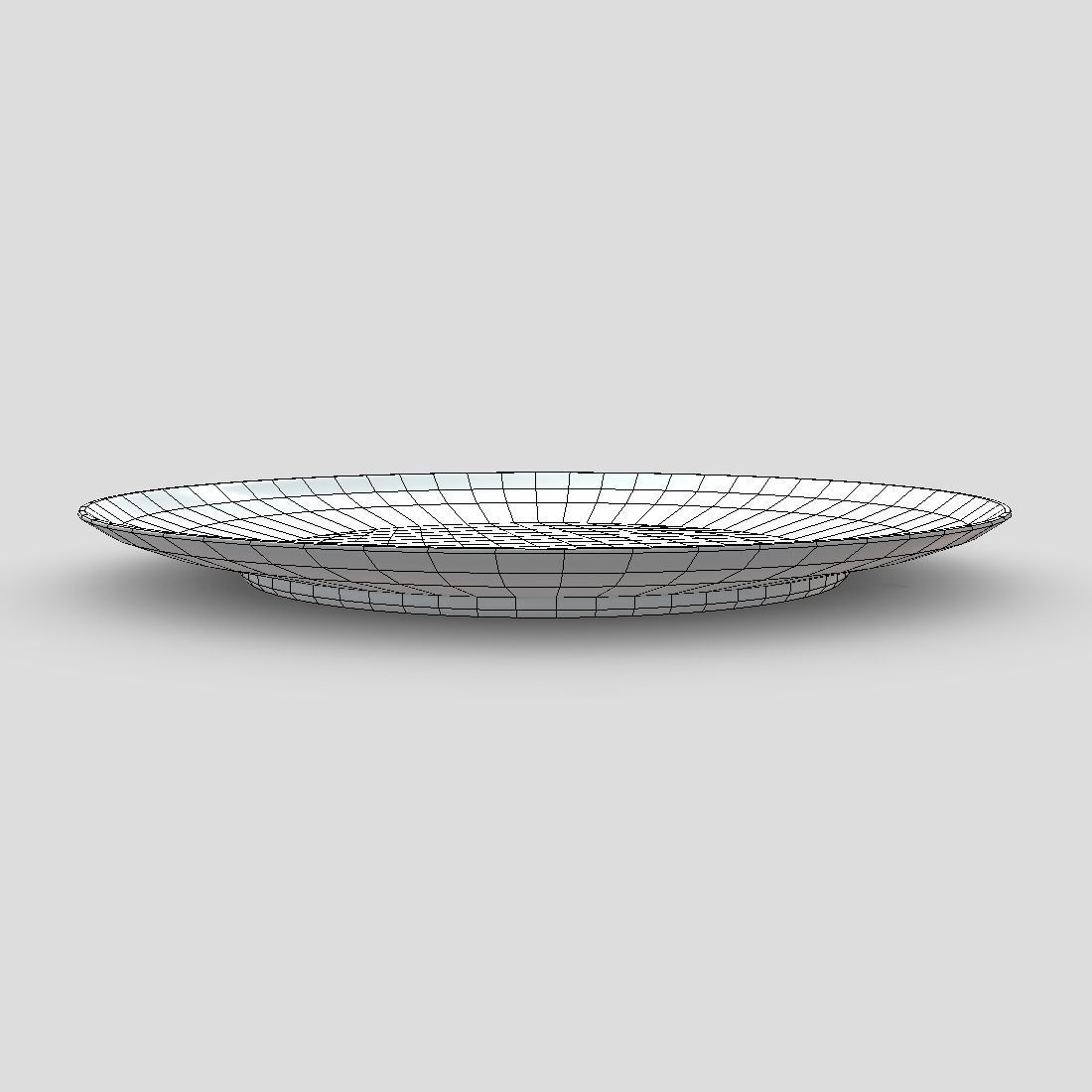 CC0 - Plate Free low-poly 3D model_4