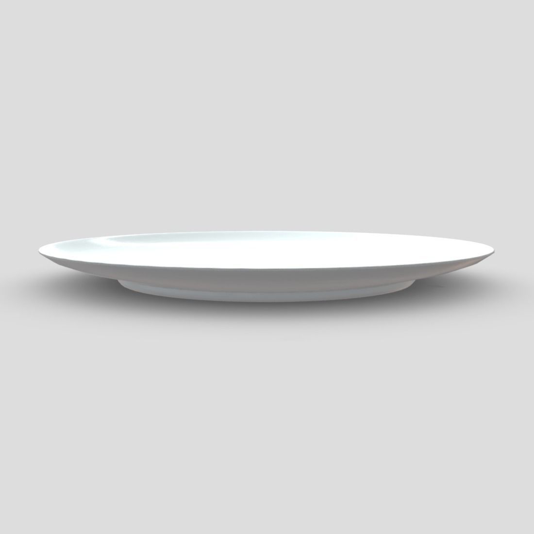 CC0 - Plate Free low-poly 3D model_3