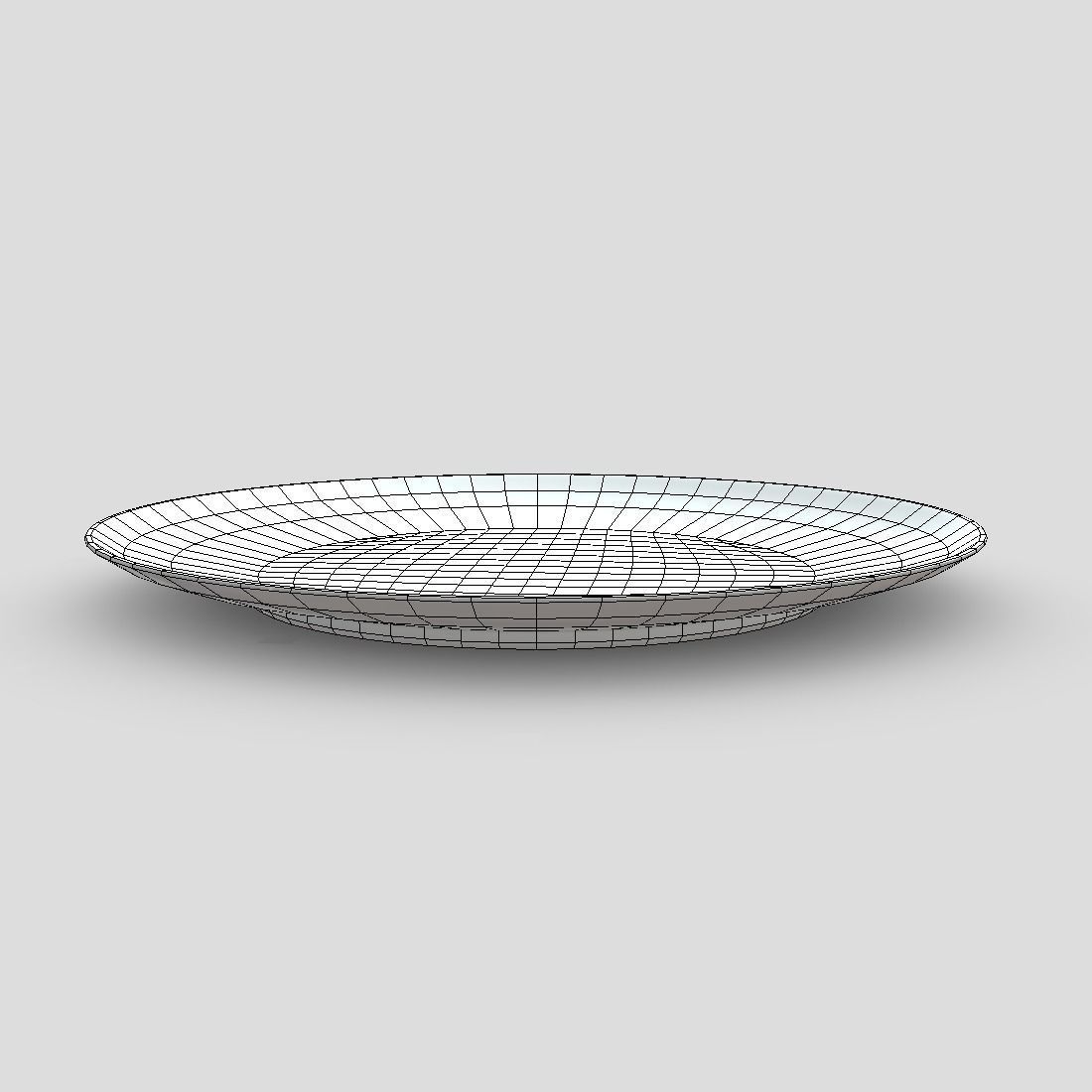 CC0 - Plate Free low-poly 3D model_12