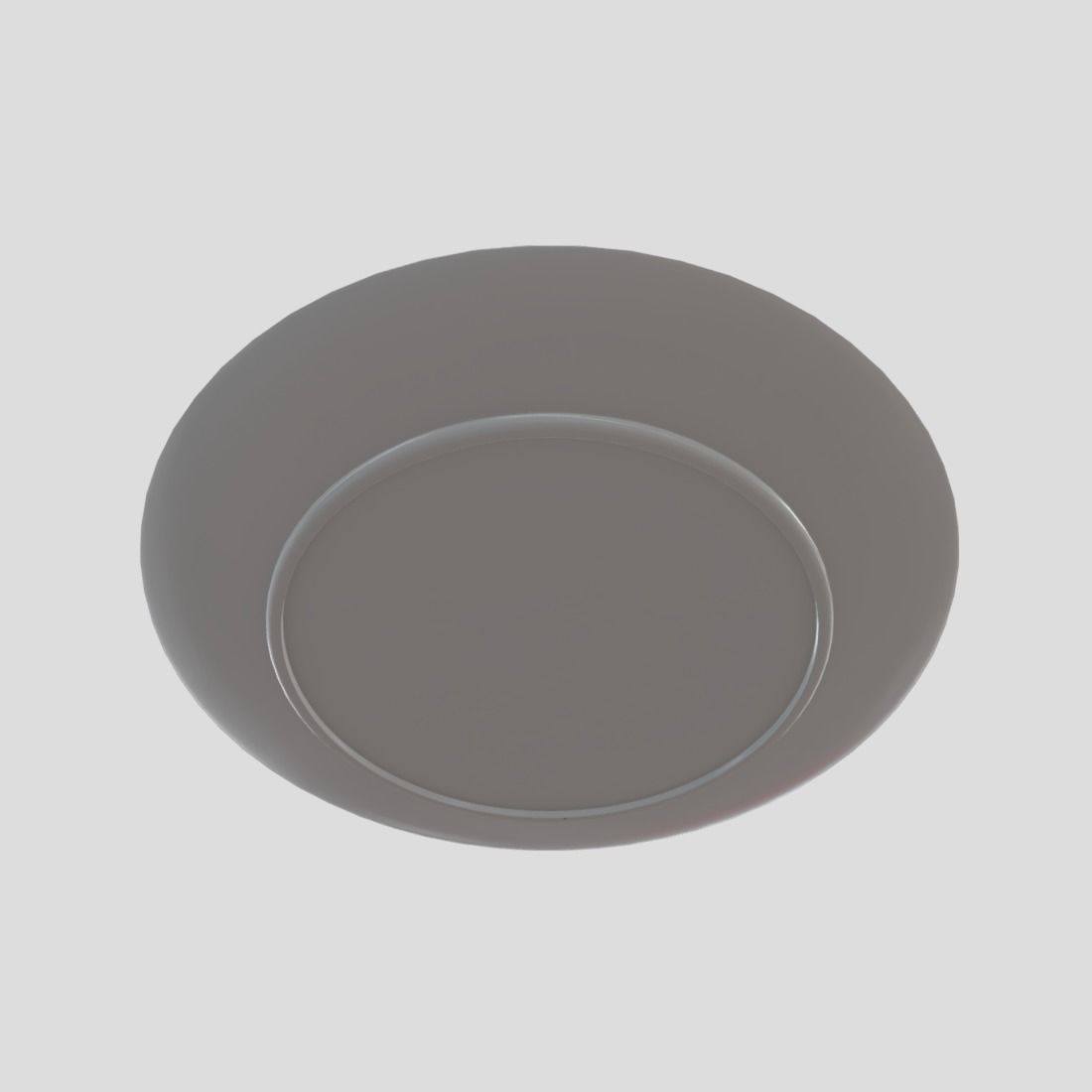 CC0 - Plate Free low-poly 3D model_9