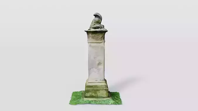 Tombstone with a helmet