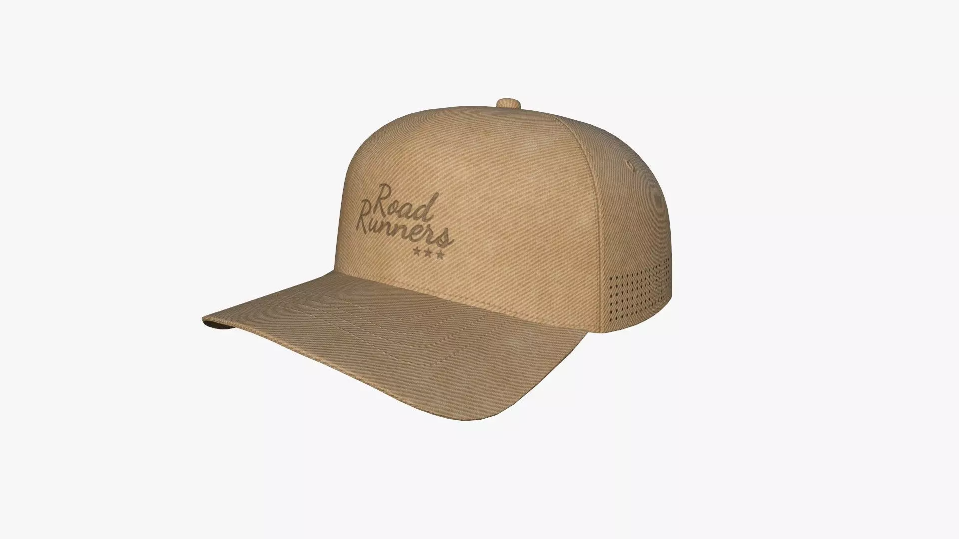 Cap A01 Beige - Character Fashion Design Low-poly 3D model
