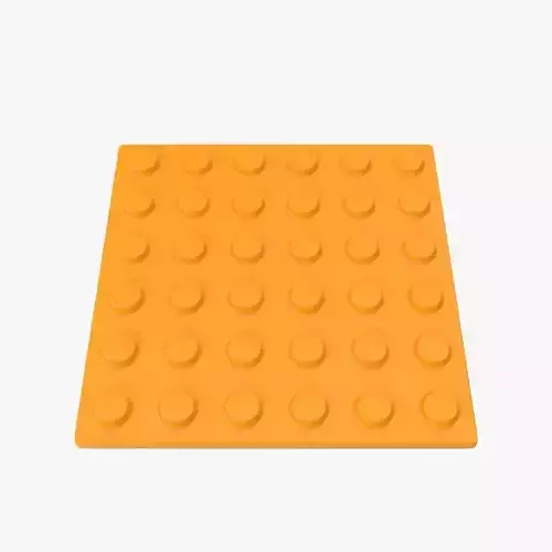 Tactile Pavement Dotted Clean 3D model Tactile Pavement Dotted Clean 3D model